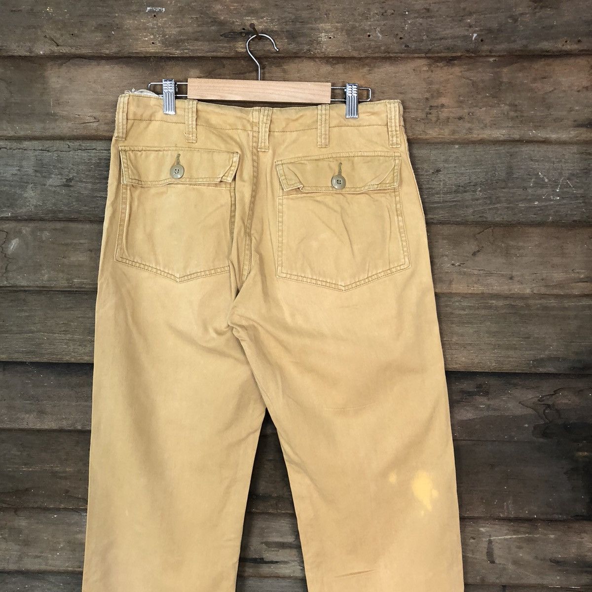 Japanese Brand Back Number Brown Casual Pants #4514 Size US 29 - 10 Thumbnail