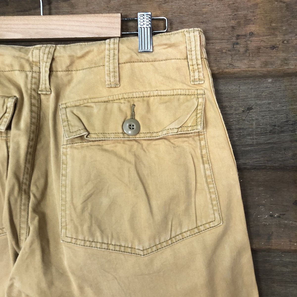 Japanese Brand Back Number Brown Casual Pants #4514 Size US 29 - 13 Thumbnail
