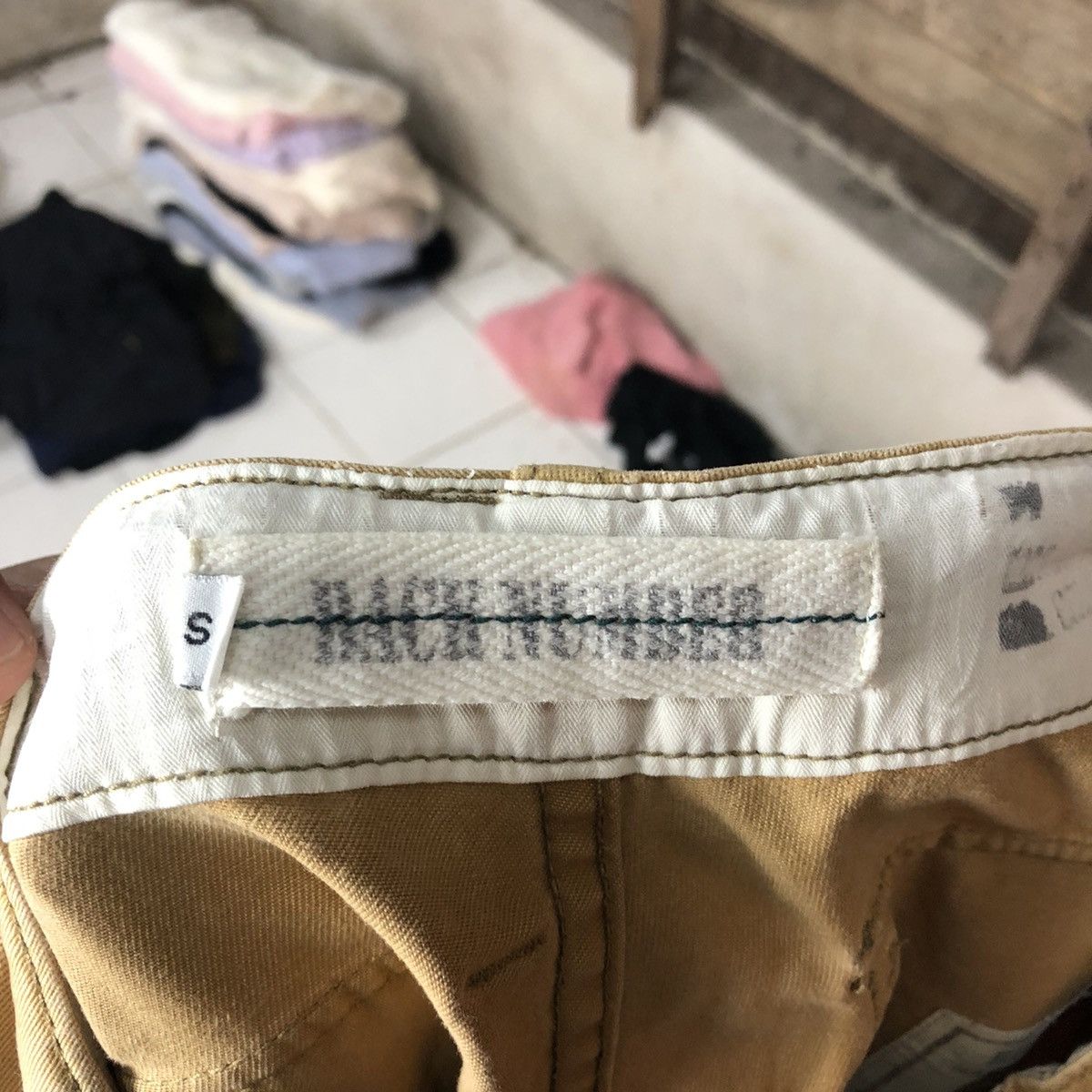Japanese Brand Back Number Brown Casual Pants #4514 Size US 29 - 14 Thumbnail