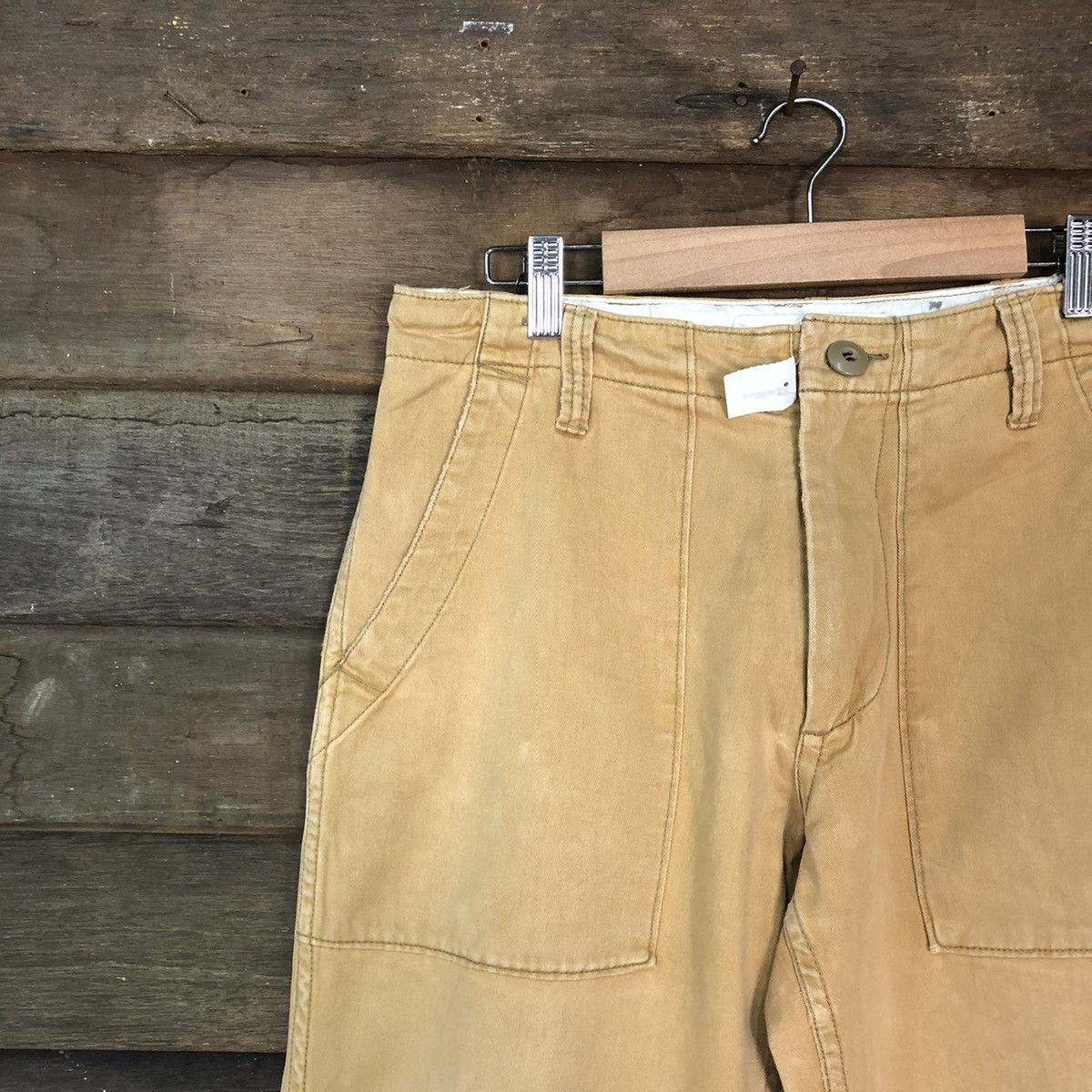 Japanese Brand Back Number Brown Casual Pants #4514 Size US 29 - 4 Thumbnail