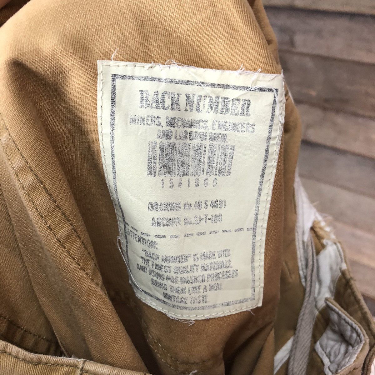 Japanese Brand Back Number Brown Casual Pants #4514 Size US 29 - 15 Thumbnail