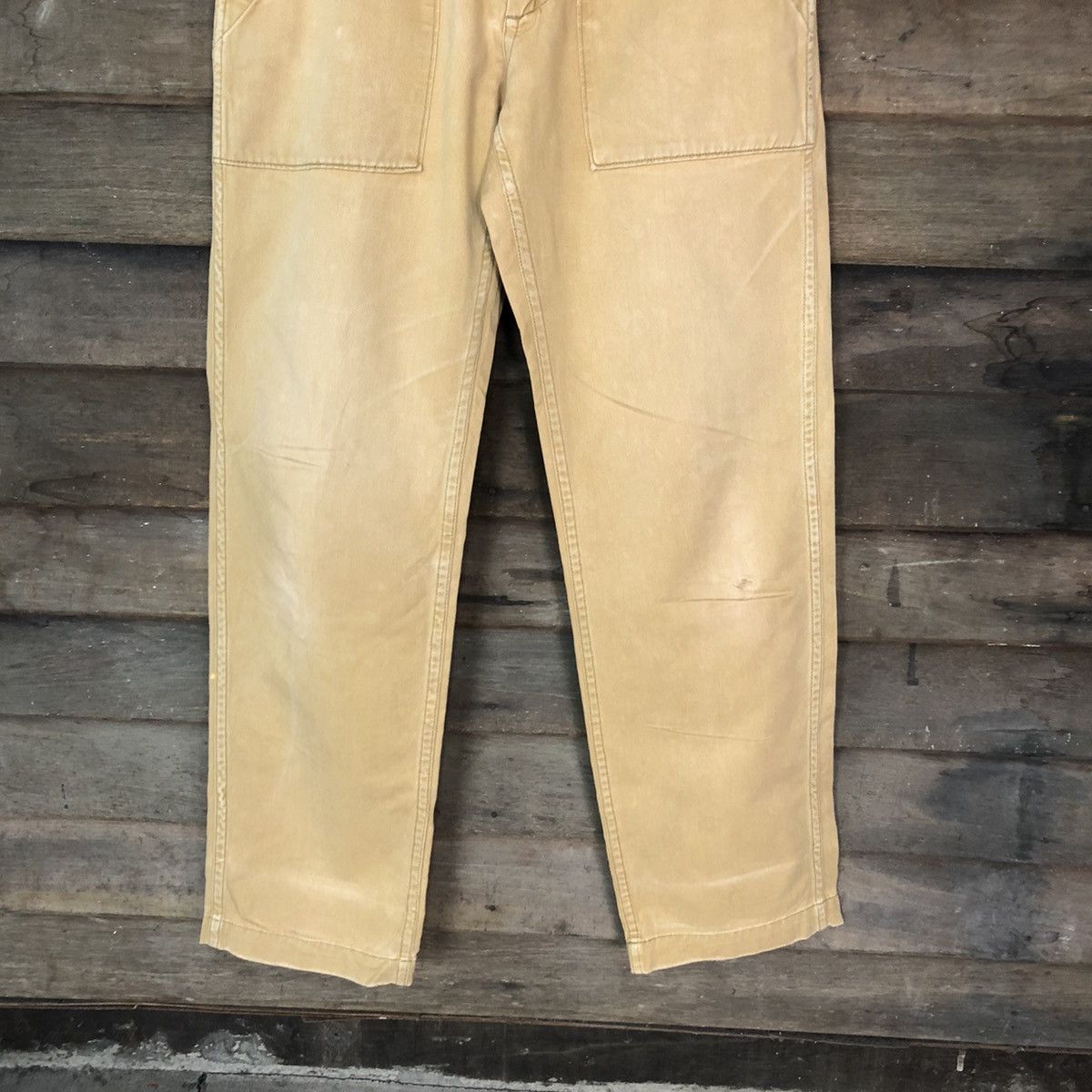 Japanese Brand Back Number Brown Casual Pants #4514 Size US 29 - 3 Thumbnail
