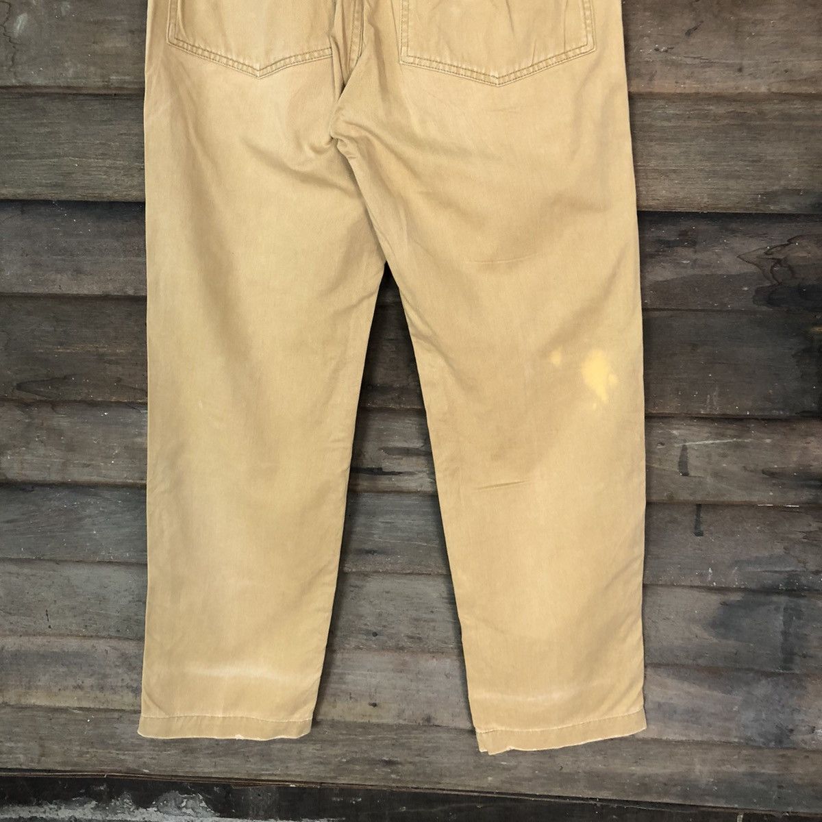 Japanese Brand Back Number Brown Casual Pants #4514 Size US 29 - 11 Thumbnail
