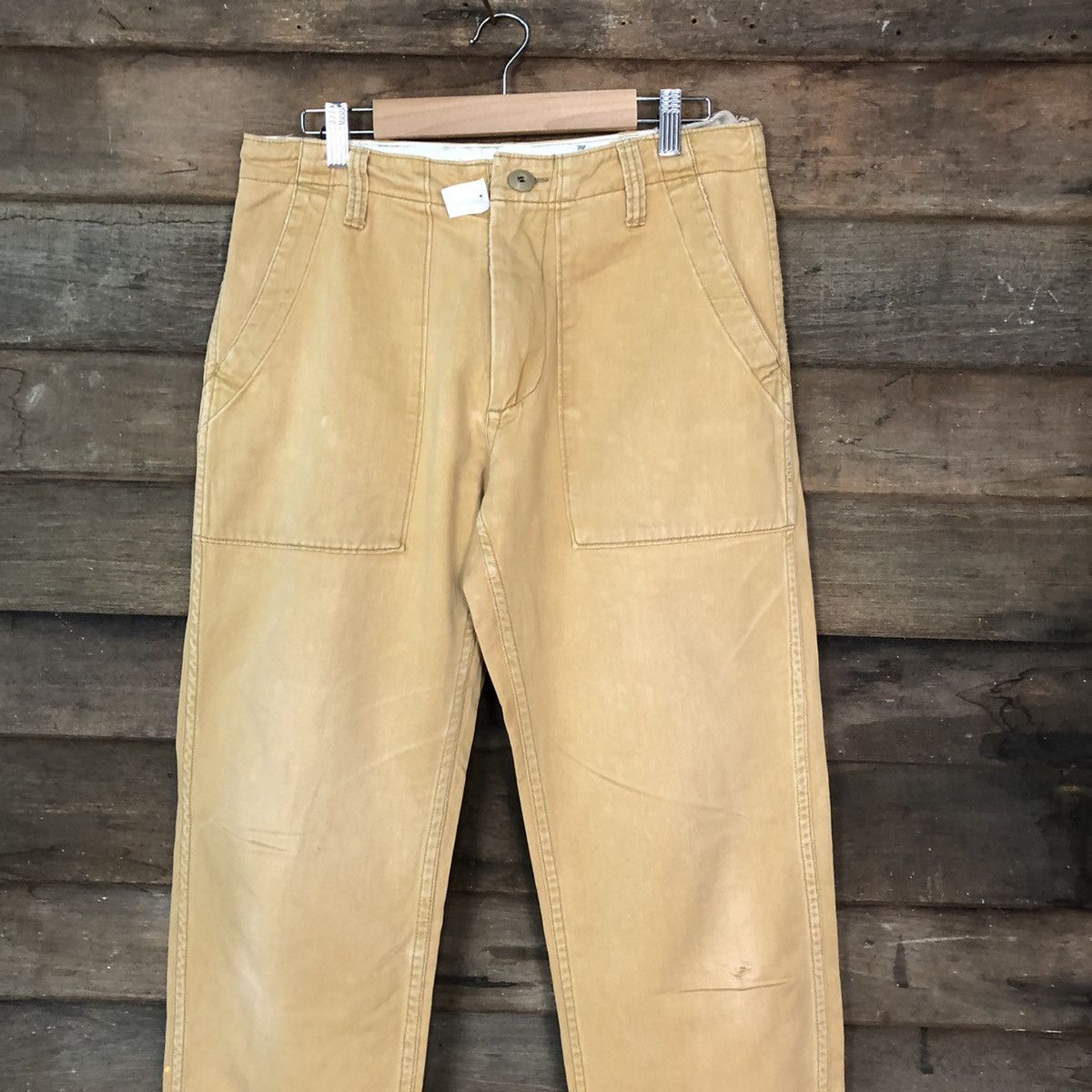 Japanese Brand Back Number Brown Casual Pants #4514 Size US 29 - 2 Thumbnail