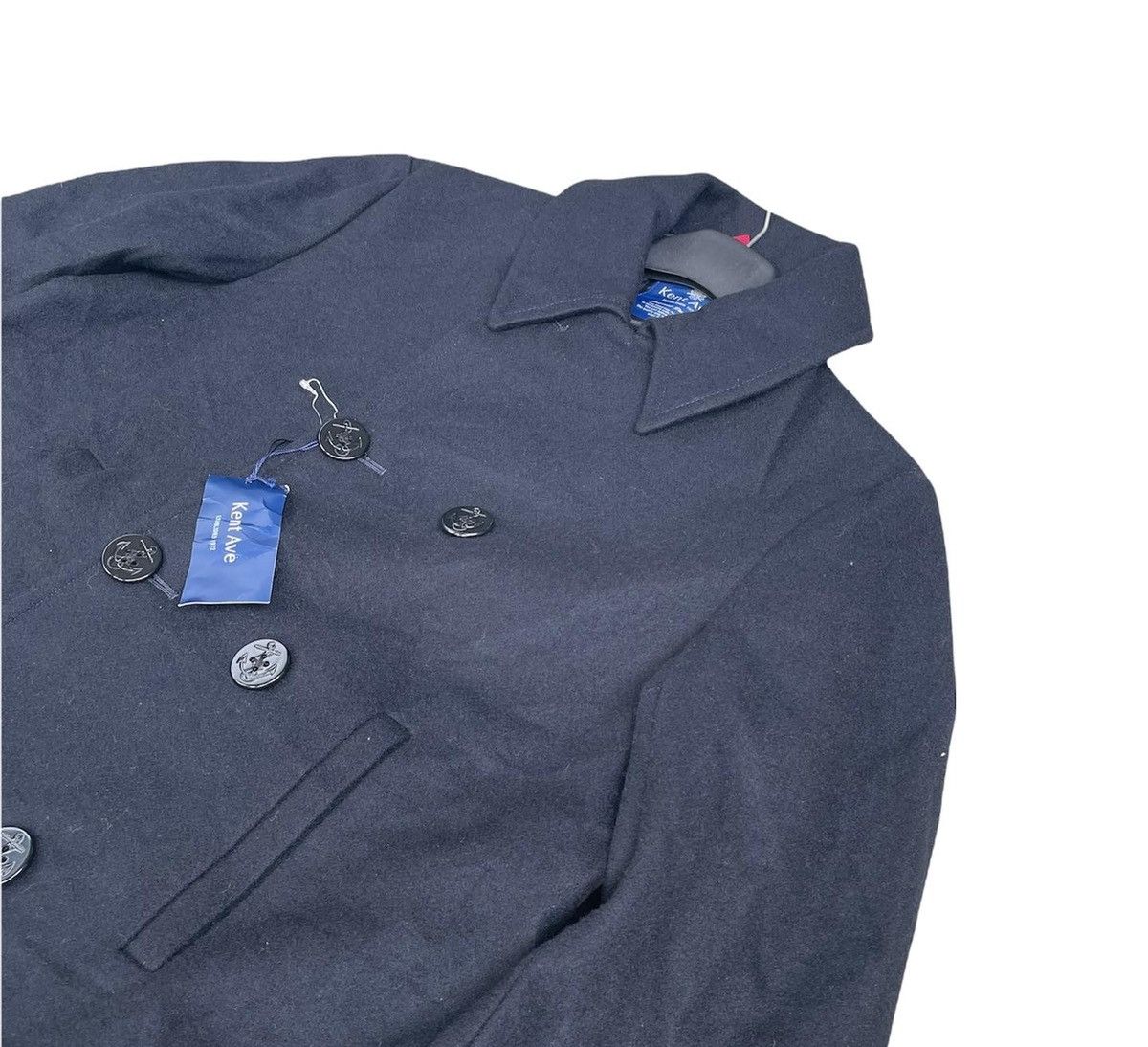 Japanese Brand Kent Ave Navy Inspired Pea Coat Size US L / EU 52-54 / 3 - 3 Thumbnail