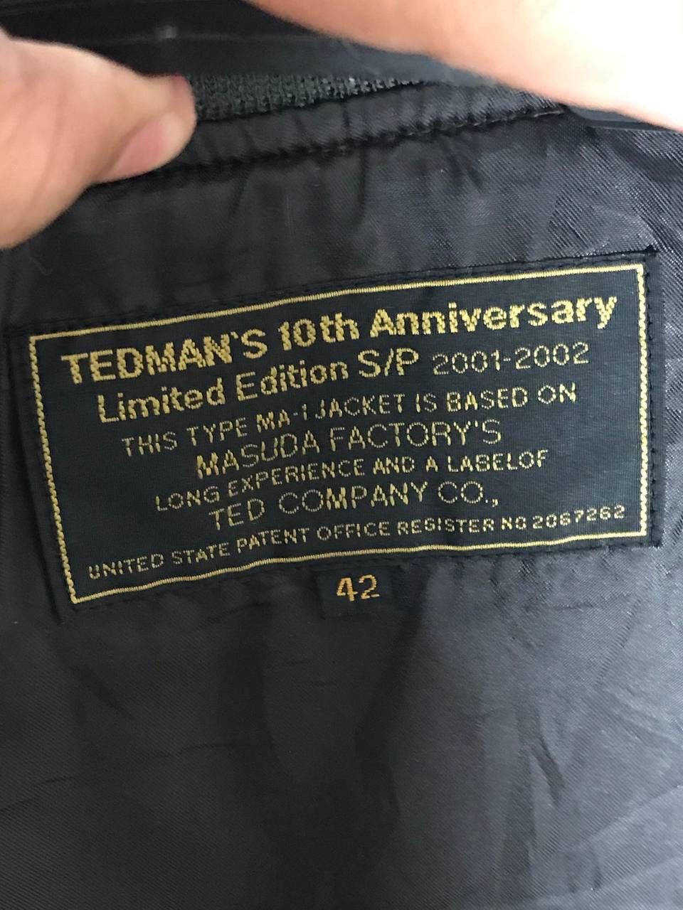 Tedman Tedcompany 10th anniversary flight jacket Size US L / EU 52-54 / 3 - 14 Thumbnail