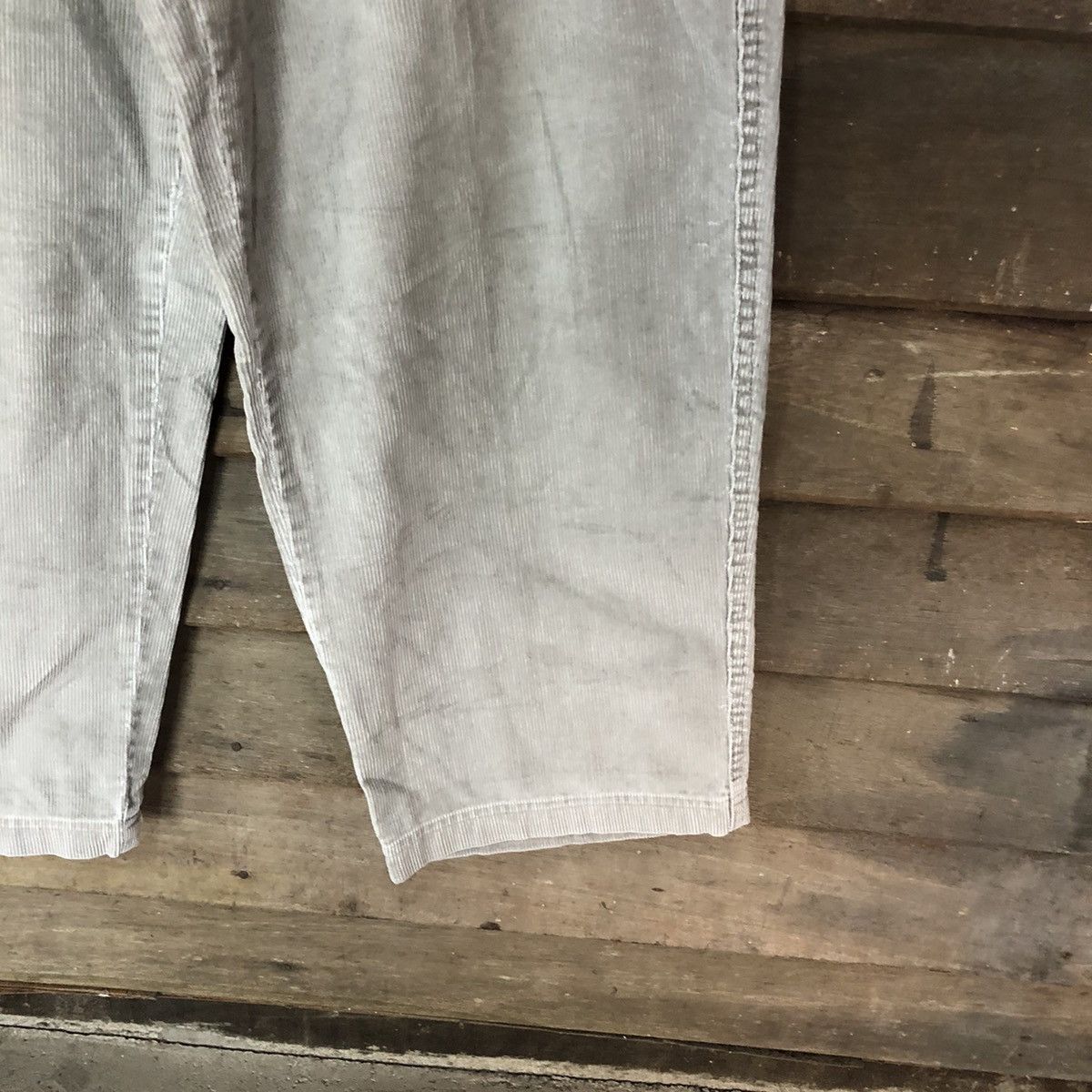Vintage Vintage faded Grey multi pocket corduroy Cargo Pants #4565 Size US 28 / EU 44 - 9 Thumbnail