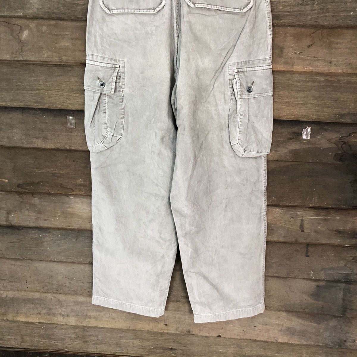 Vintage Vintage faded Grey multi pocket corduroy Cargo Pants #4565 Size US 28 / EU 44 - 13 Thumbnail