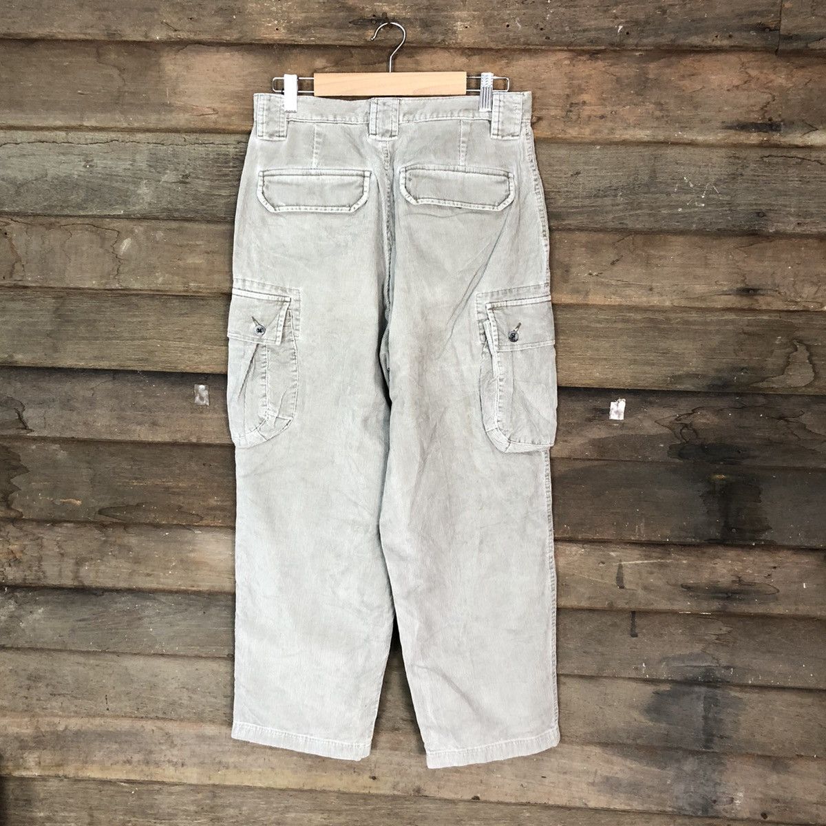 Vintage Vintage faded Grey multi pocket corduroy Cargo Pants #4565 Size US 28 / EU 44 - 11 Thumbnail