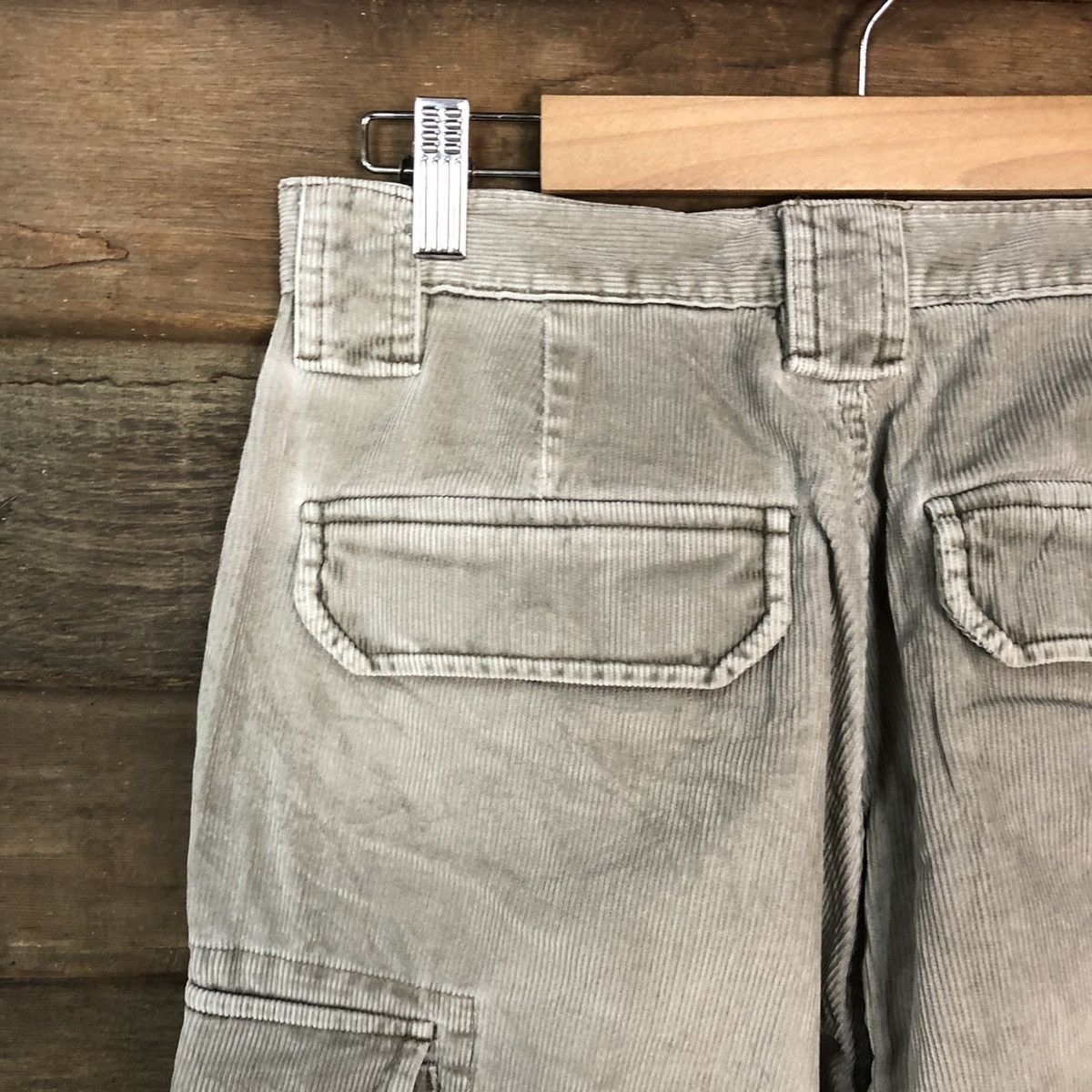 Vintage Vintage faded Grey multi pocket corduroy Cargo Pants #4565 Size US 28 / EU 44 - 14 Thumbnail