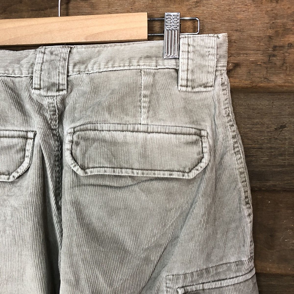 Vintage Vintage faded Grey multi pocket corduroy Cargo Pants #4565 Size US 28 / EU 44 - 15 Thumbnail