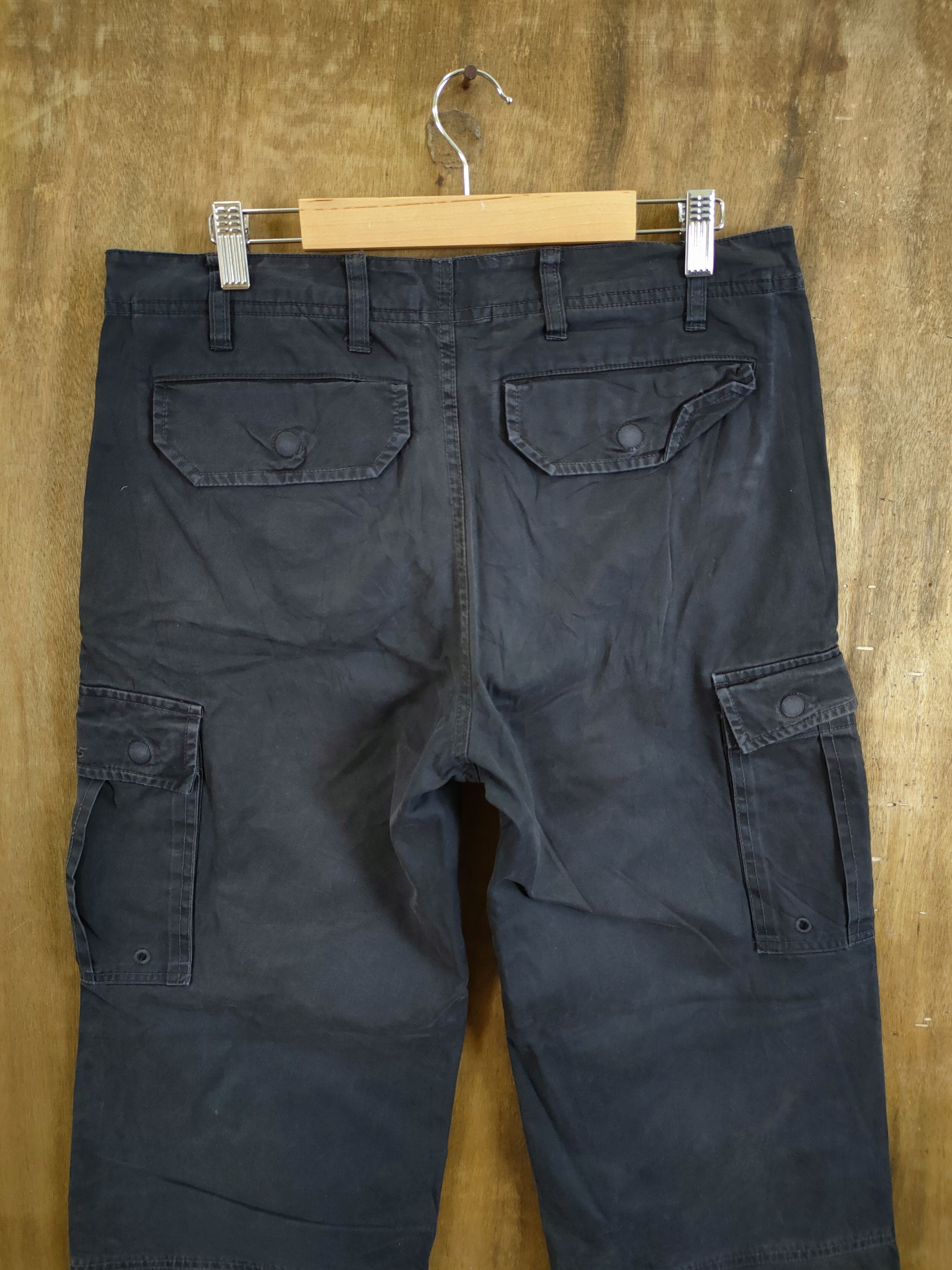 Faded Glory DLL 291295 Homme japan multipocket black cargo pants #1335DL Size US 32 / EU 48 - 9 Thumbnail