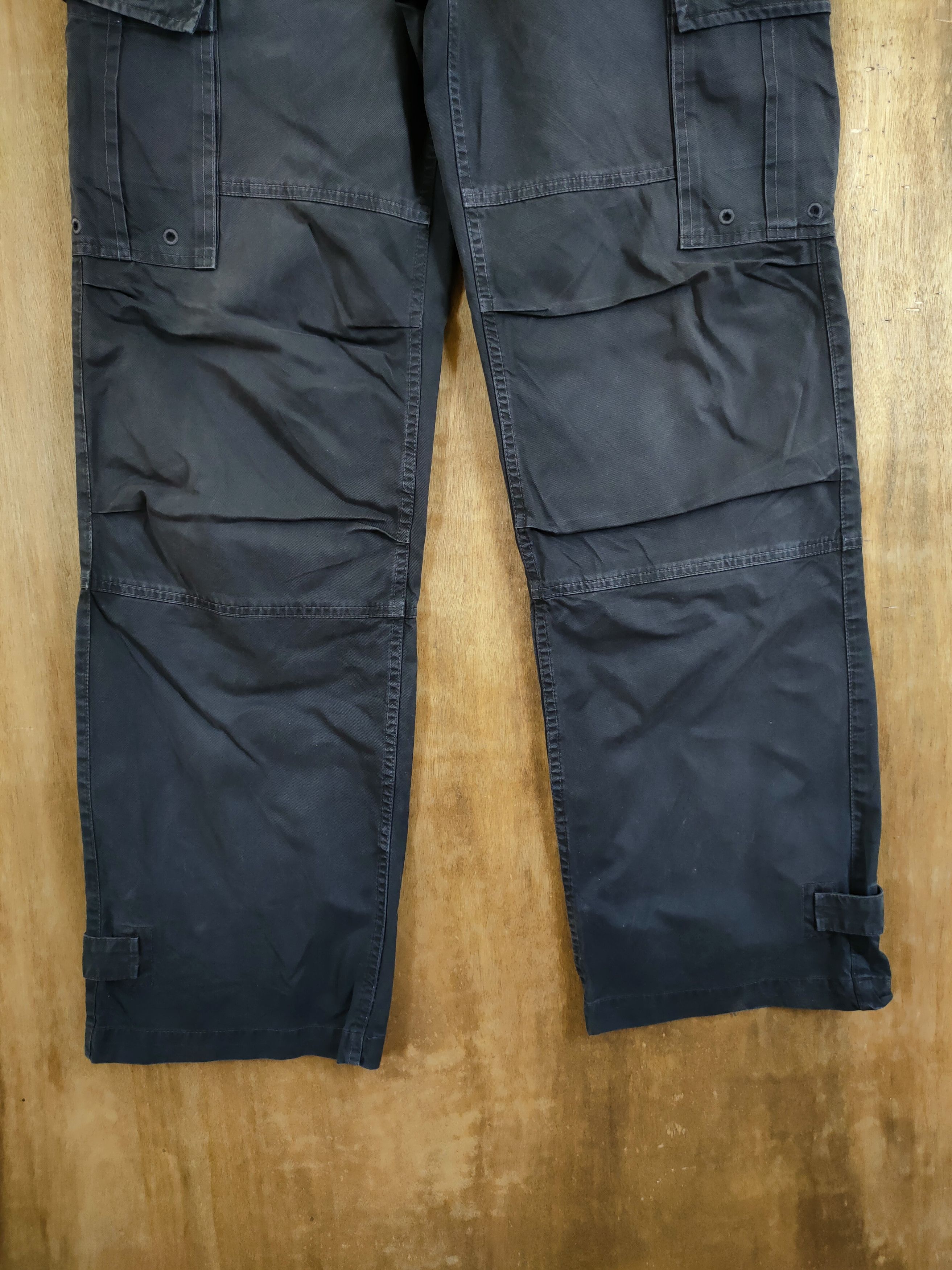 Faded Glory DLL 291295 Homme japan multipocket black cargo pants #1335DL Size US 32 / EU 48 - 2 Thumbnail