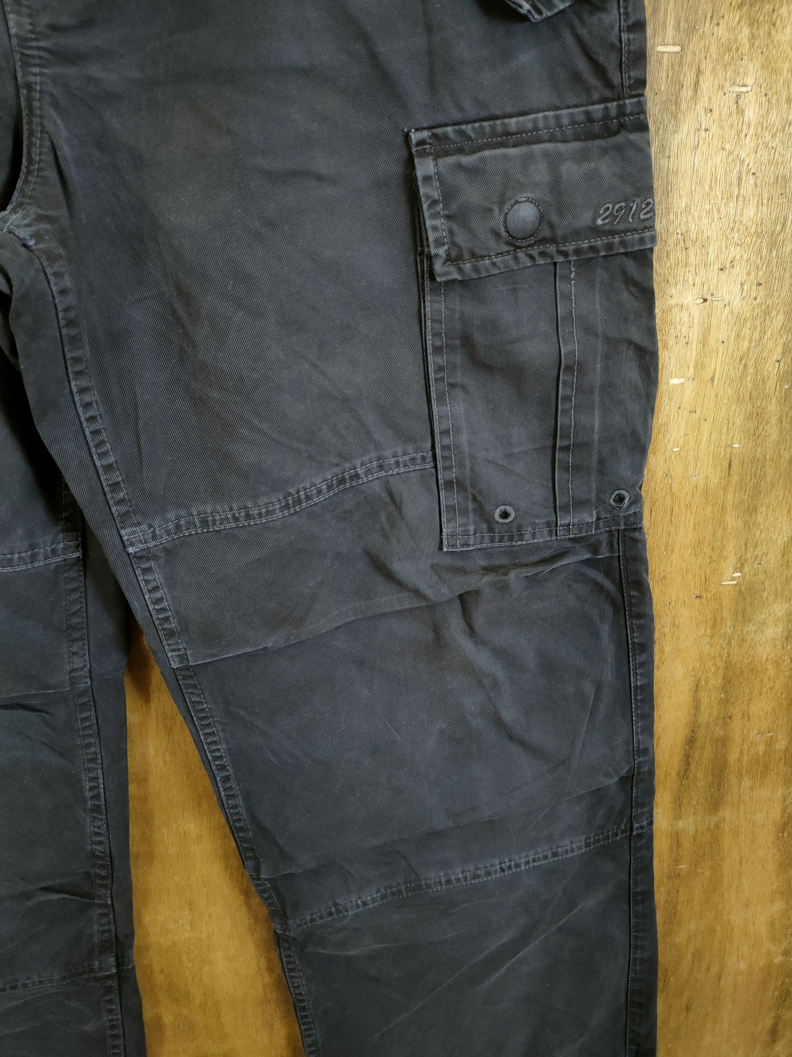 Faded Glory DLL 291295 Homme japan multipocket black cargo pants #1335DL Size US 32 / EU 48 - 4 Thumbnail