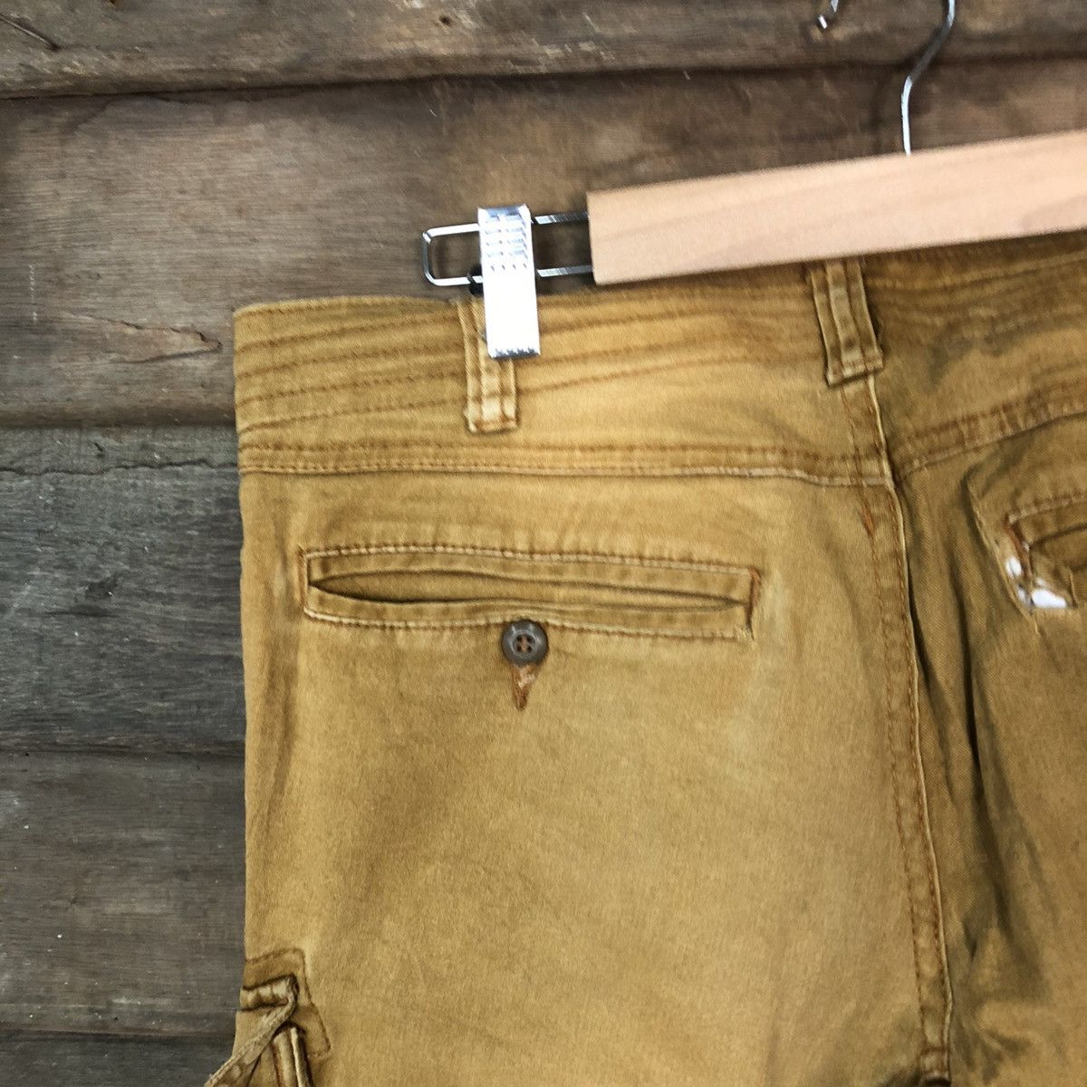 Japanese Brand Genba multi pocket distressed utility Cargo Pants #7056 Size US 32 / EU 48 - 15 Thumbnail