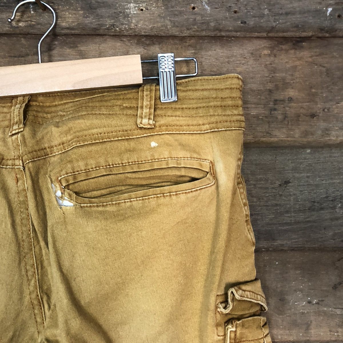 Japanese Brand Genba multi pocket distressed utility Cargo Pants #7056 Size US 32 / EU 48 - 16 Thumbnail