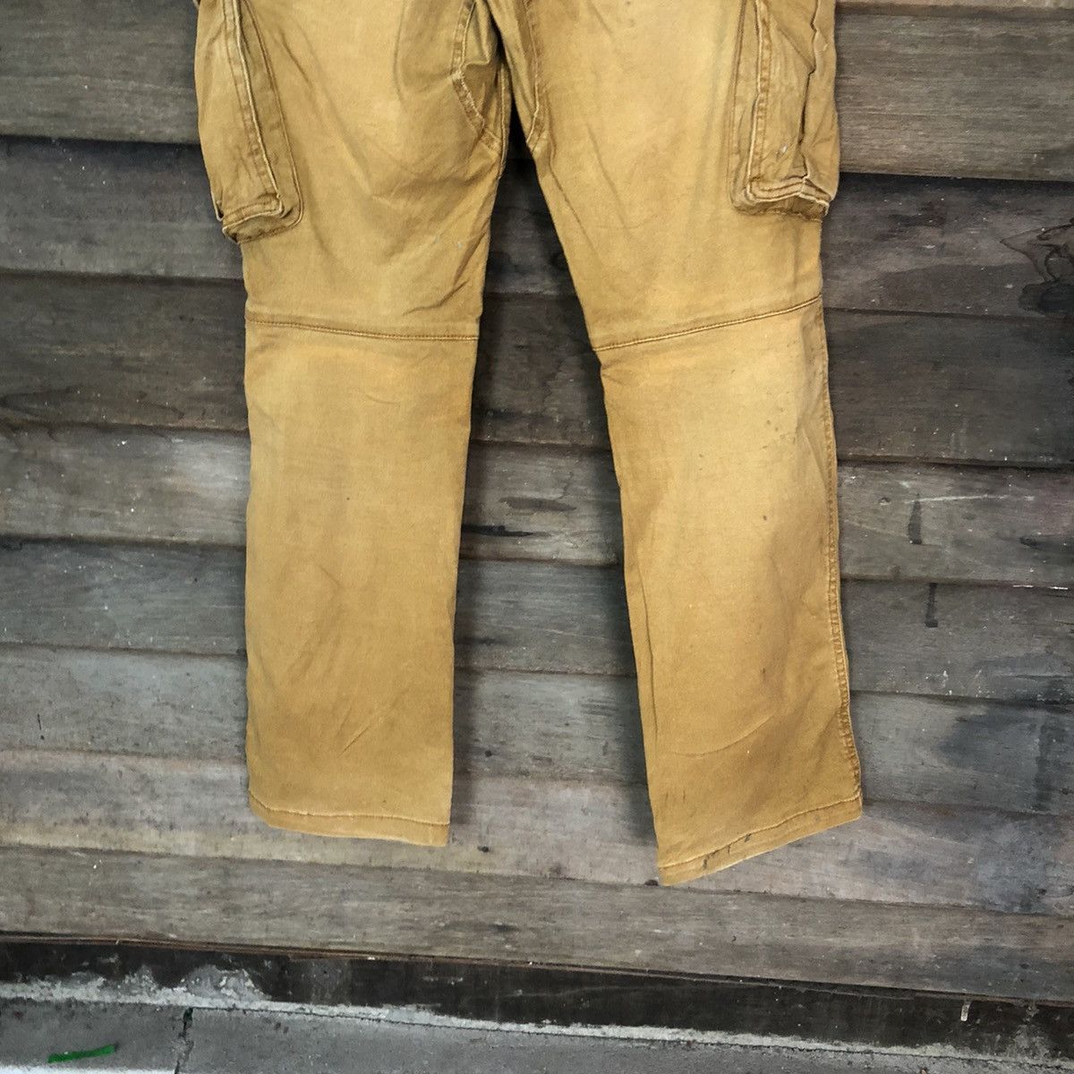 Japanese Brand Genba multi pocket distressed utility Cargo Pants #7056 Size US 32 / EU 48 - 14 Thumbnail