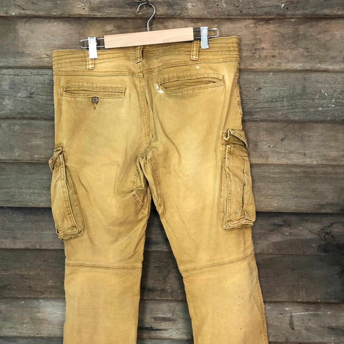 Japanese Brand Genba multi pocket distressed utility Cargo Pants #7056 Size US 32 / EU 48 - 13 Thumbnail
