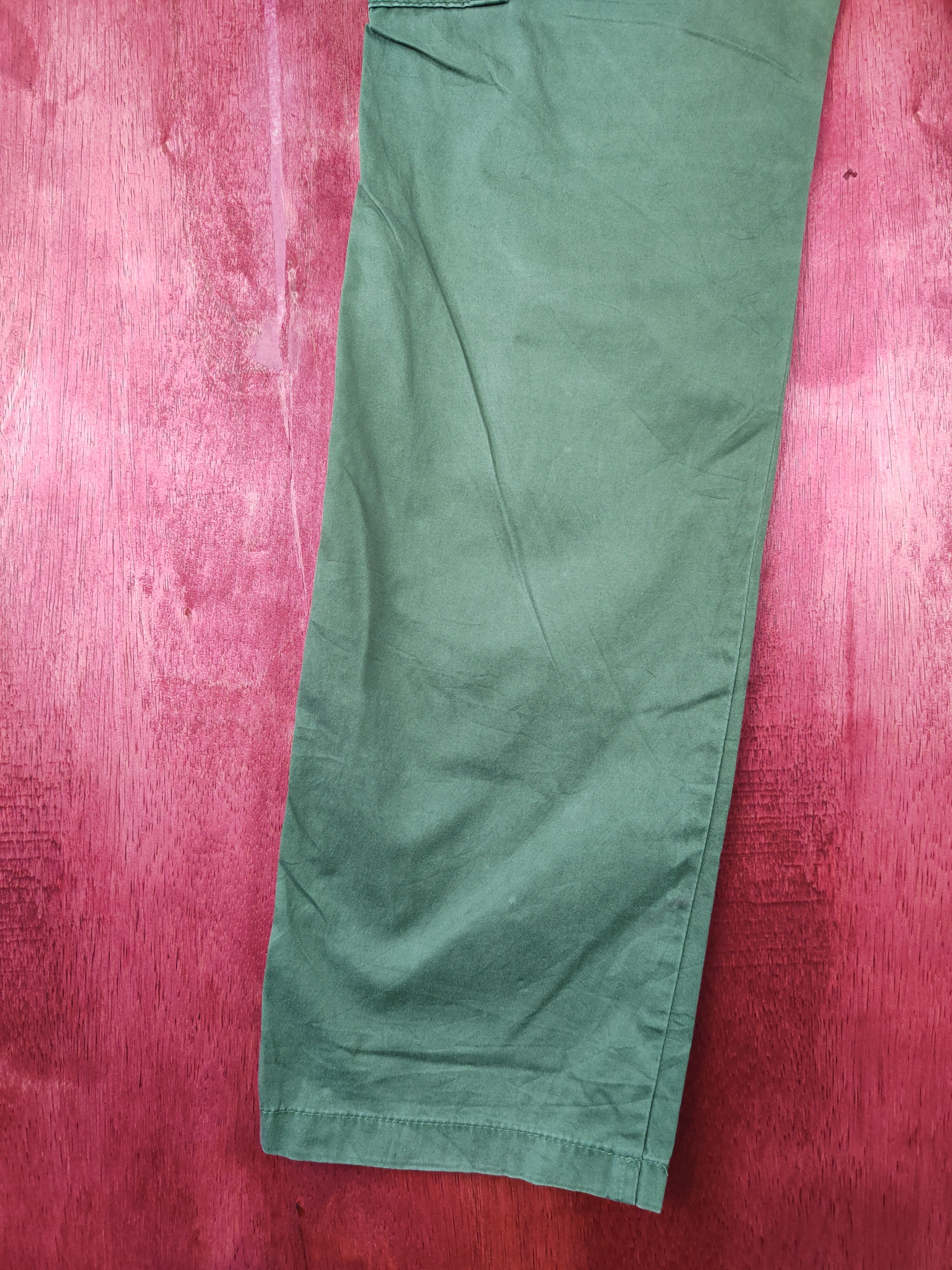 Japanese Brand × Tommy Hilfiger Tommy Hilfiger multi pocket tactical Green Pant #4367 Size US 29 - 11 Thumbnail