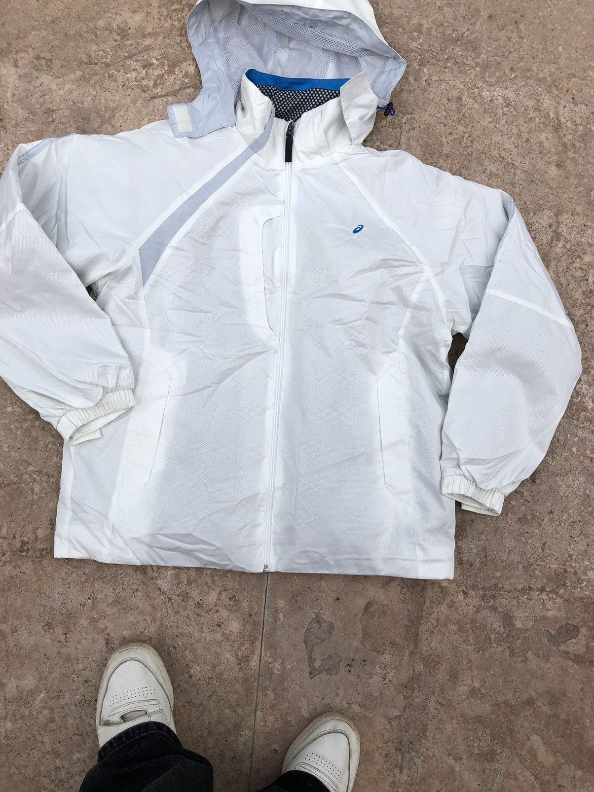 Asics ASICS vintage wind breaker jacket Japanese Y2K nano-tex Size US M / EU 48-50 / 2 - 3 Thumbnail