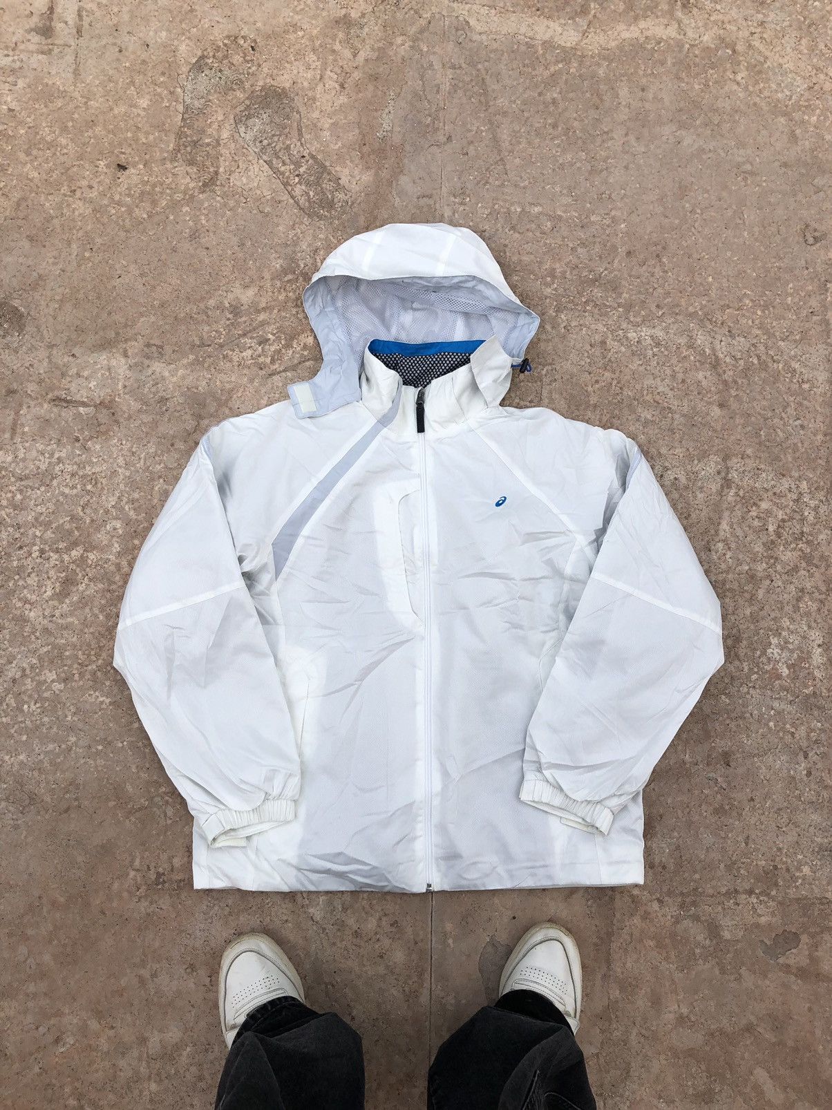 Asics ASICS vintage wind breaker jacket Japanese Y2K nano-tex Size US M / EU 48-50 / 2 - 1 Thumbnail