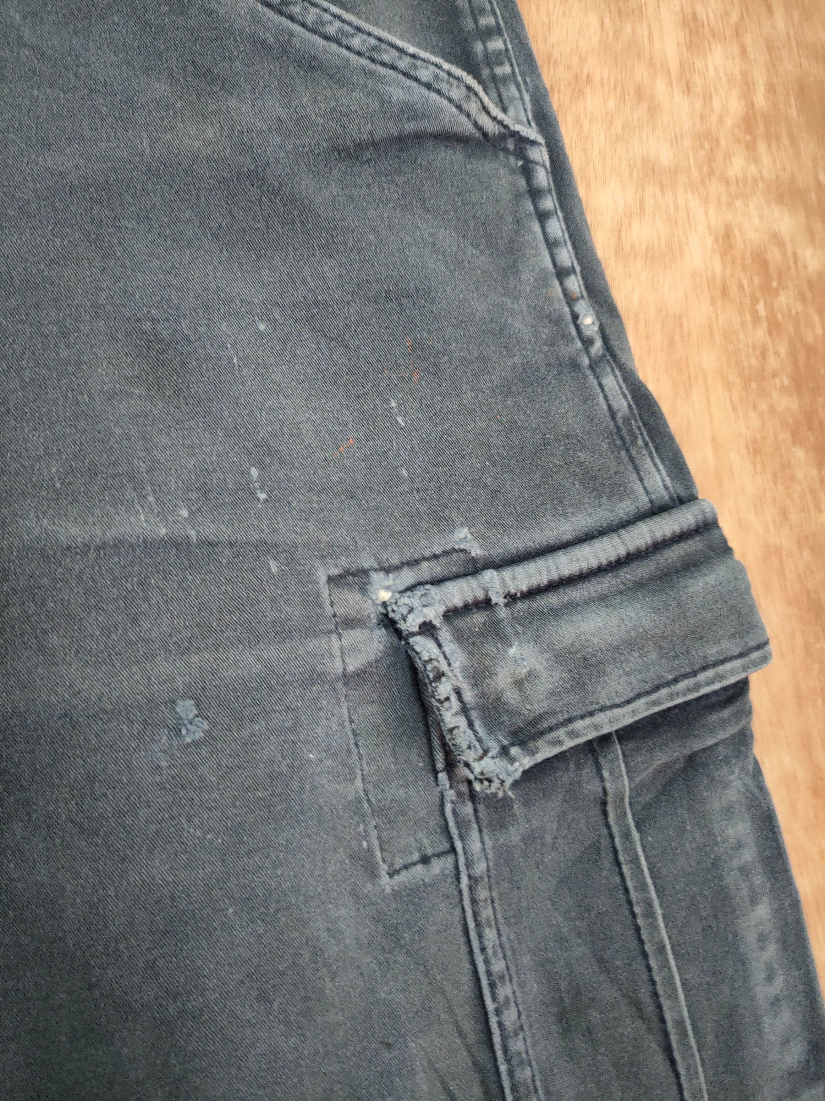 Japanese Brand DLL Glodiotor distressed thrashed cargo pants #46-271A Size US 30 / EU 46 - 8 Thumbnail