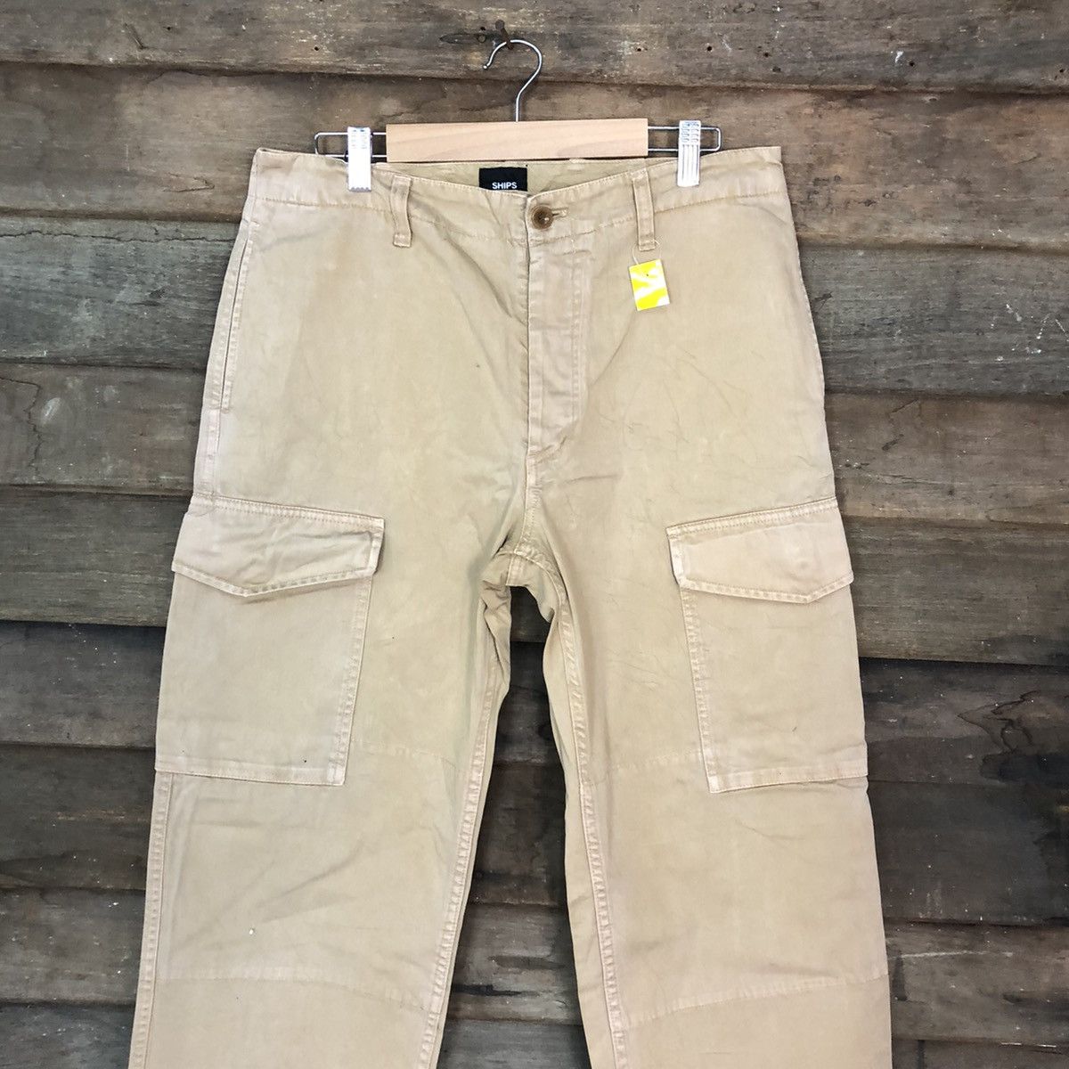 Japanese Brand × SHIPS Ships Brown multipocket streetwear Cargo Pants #3977 Size US 31 - 2 Thumbnail