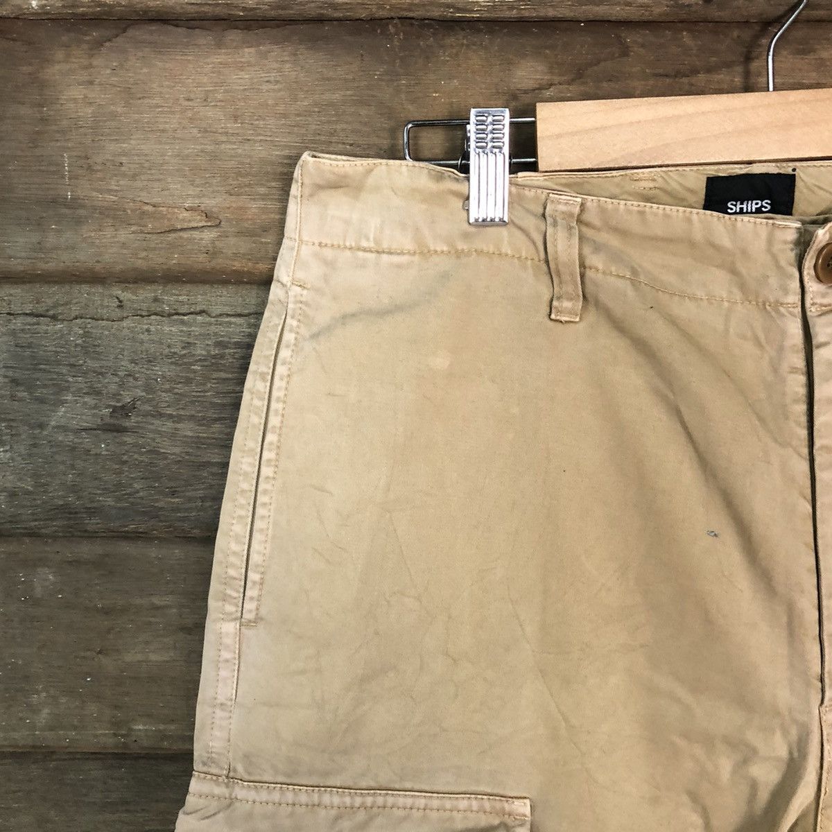 Japanese Brand × SHIPS Ships Brown multipocket streetwear Cargo Pants #3977 Size US 31 - 4 Thumbnail