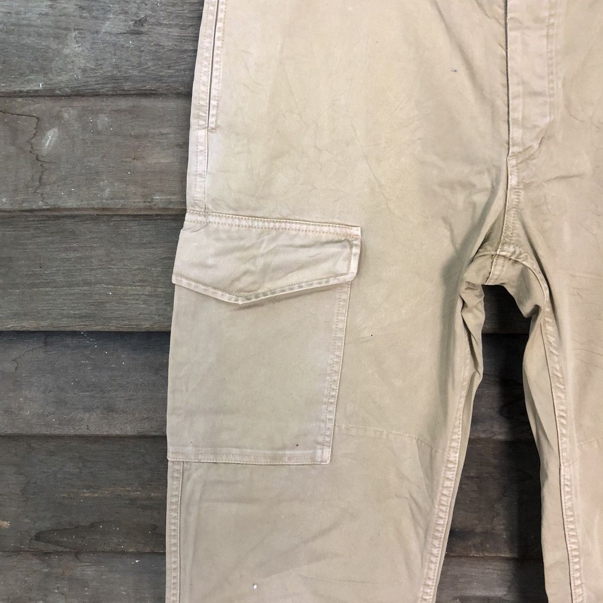 Japanese Brand × SHIPS Ships Brown multipocket streetwear Cargo Pants #3977 Size US 31 - 6 Thumbnail