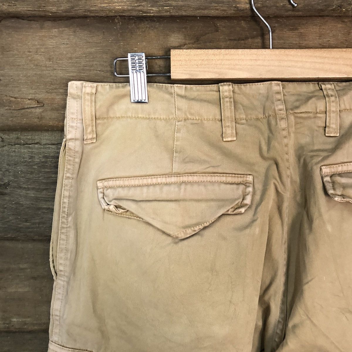 Japanese Brand × SHIPS Ships Brown multipocket streetwear Cargo Pants #3977 Size US 31 - 14 Thumbnail