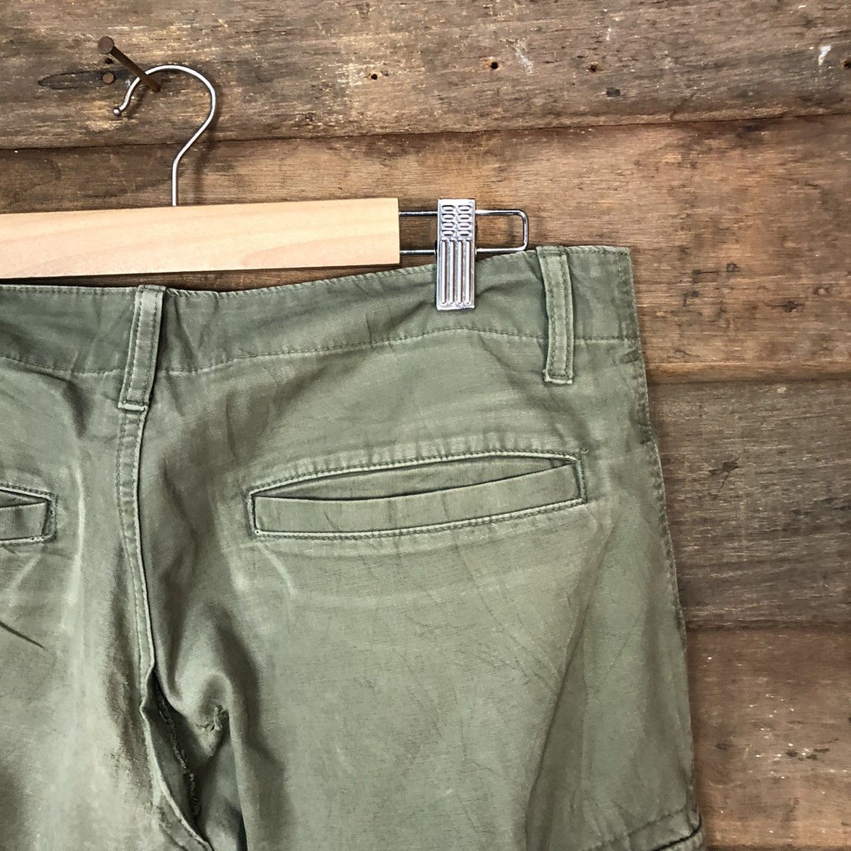 Japanese Brand × Uniqlo Uniqlo japan faded multipocket Green Cargo Pants #7059 Size US 32 / EU 48 - 14 Thumbnail