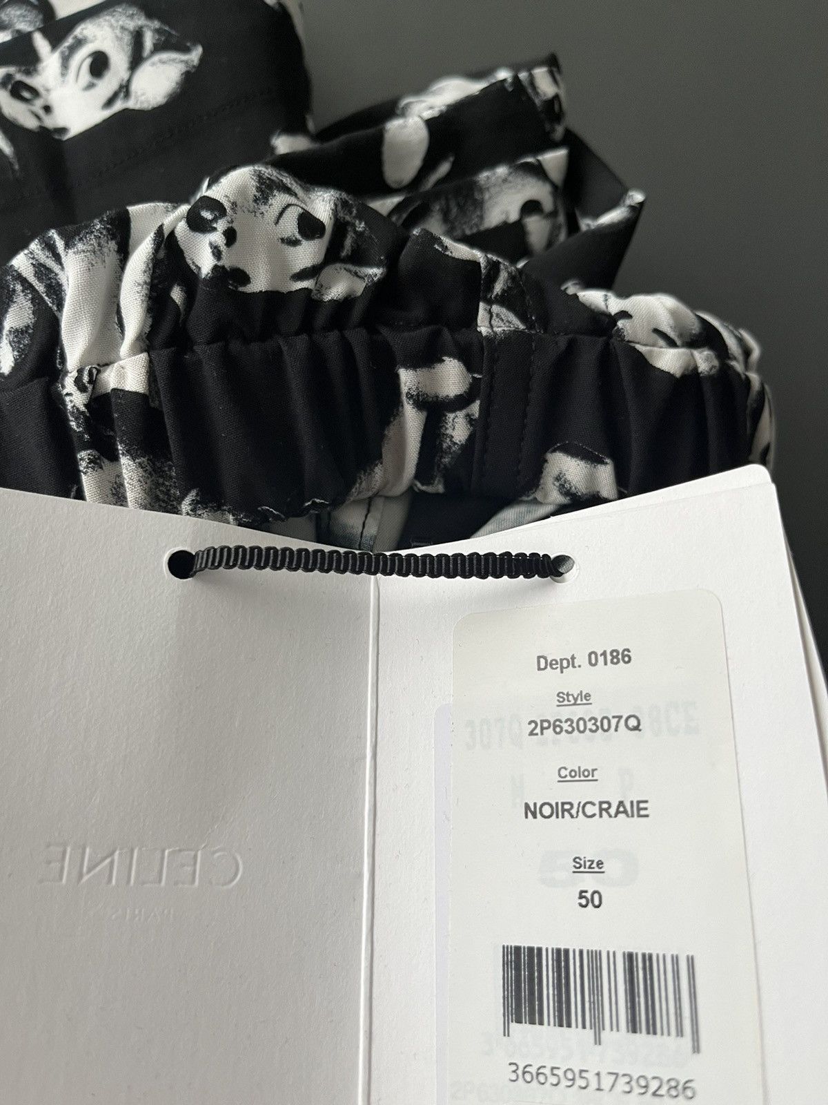 Celine × Hedi Slimane Brand New Super Runway Celine by Hedi Slimane Dog Print Pant Size US 31 - 20 Thumbnail
