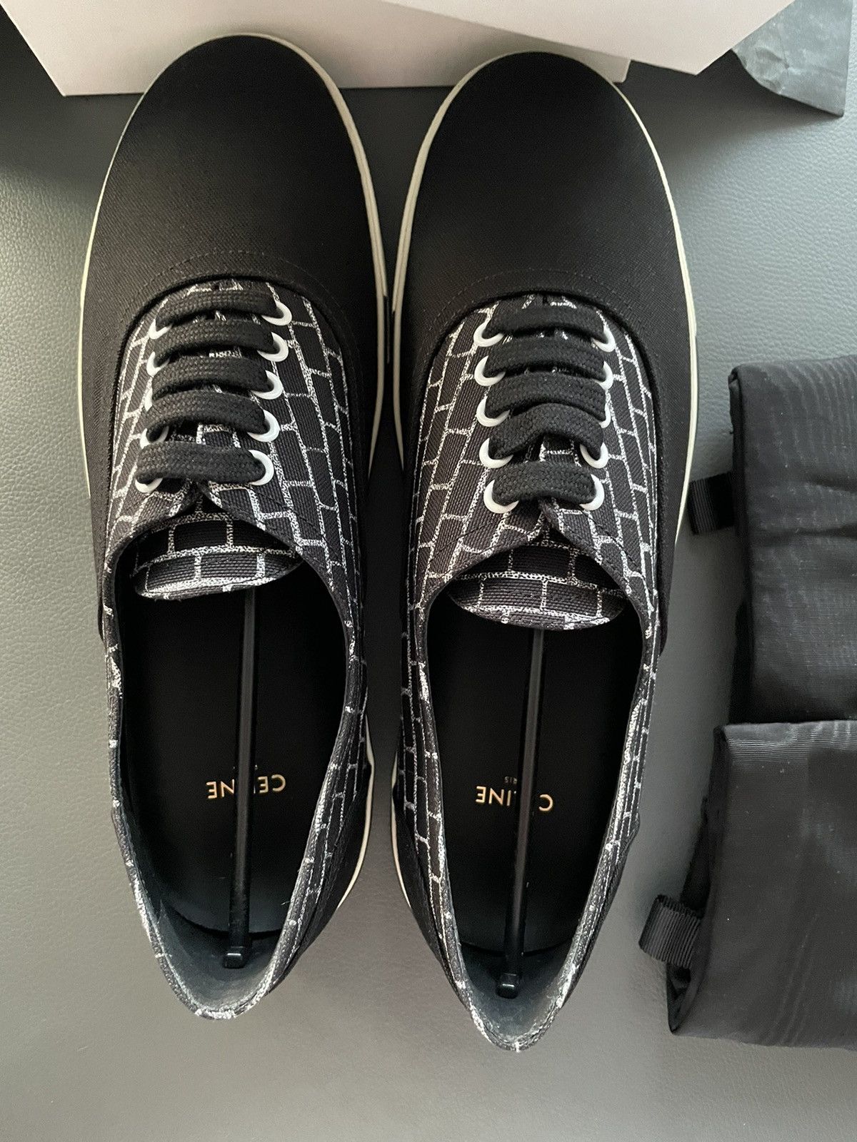 Celine × Hedi Slimane Rare New Super Runway Limited Edition Brick Leather Sneaker Size US 10 / EU 43 - 11 Thumbnail