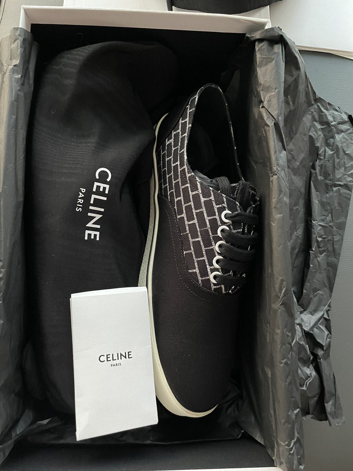 Celine × Hedi Slimane Rare New Super Runway Limited Edition Brick Leather Sneaker Size US 10 / EU 43 - 4 Thumbnail