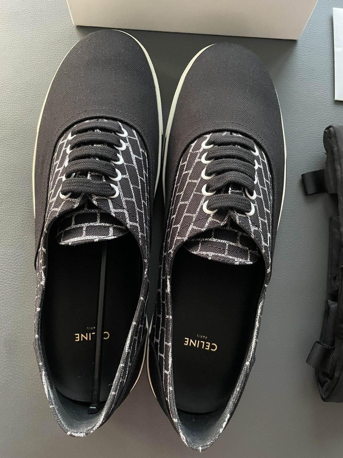 Celine × Hedi Slimane Rare New Super Runway Limited Edition Brick Leather Sneaker Size US 10 / EU 43 - 3 Thumbnail
