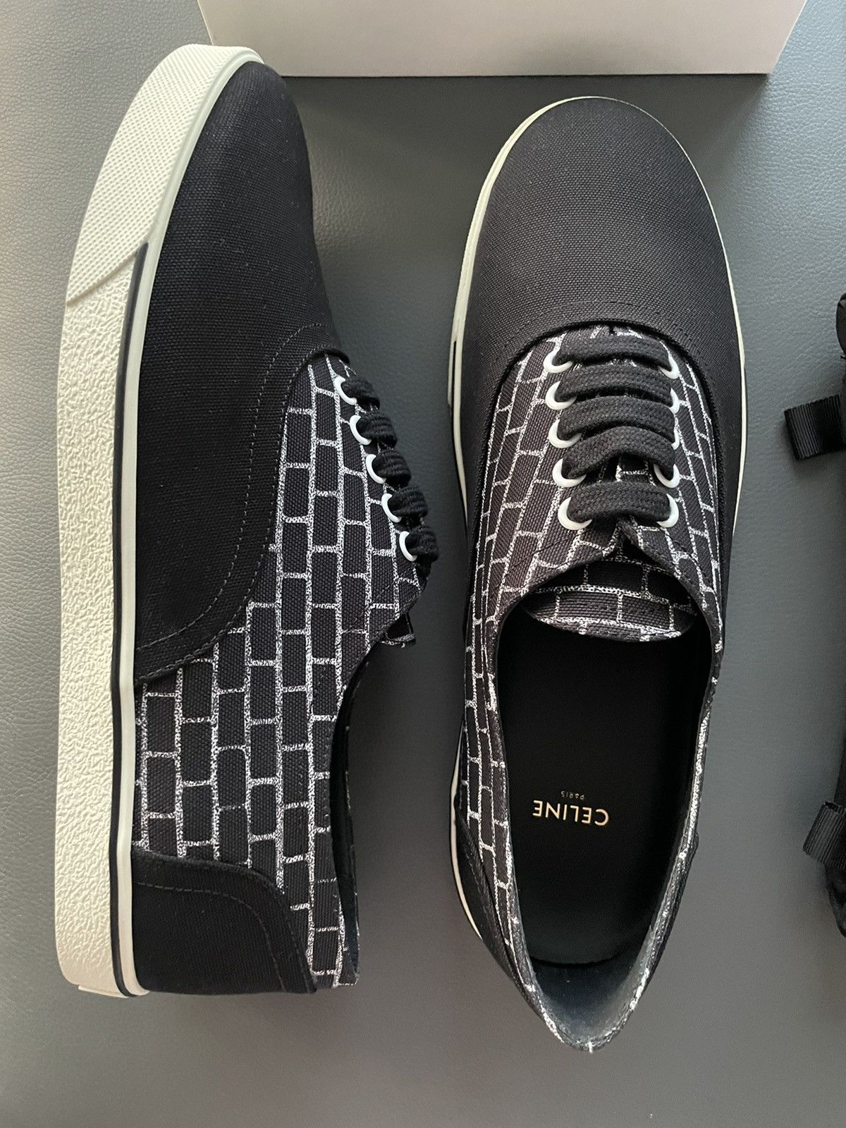 Celine × Hedi Slimane Rare New Super Runway Limited Edition Brick Leather Sneaker Size US 10 / EU 43 - 12 Thumbnail