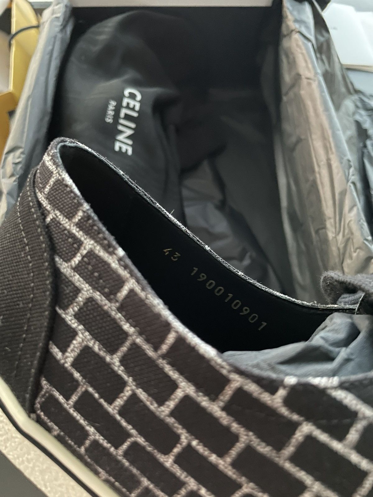 Celine × Hedi Slimane Rare New Super Runway Limited Edition Brick Leather Sneaker Size US 10 / EU 43 - 7 Thumbnail
