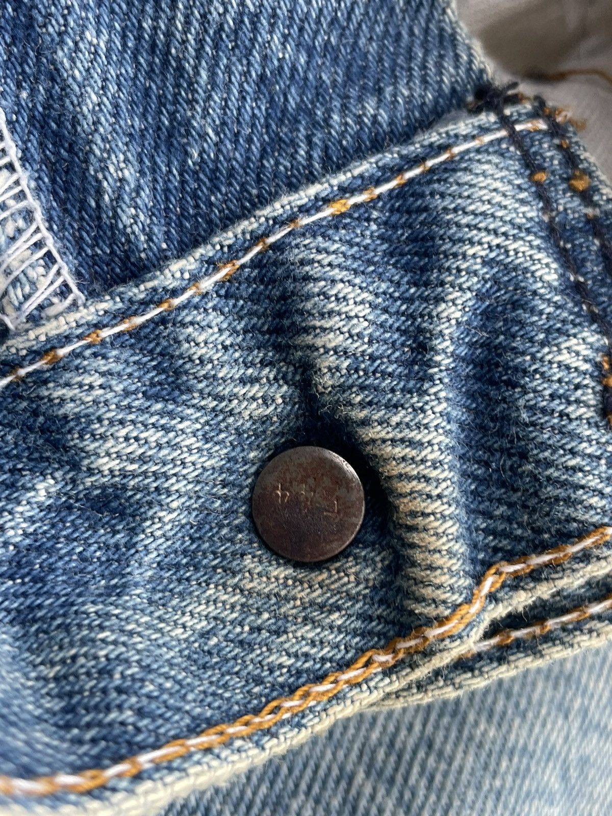 Levi's Vintage 1985 Levis 210 e Stone Wash Denim Size US 26 / EU 42 - 16 Thumbnail