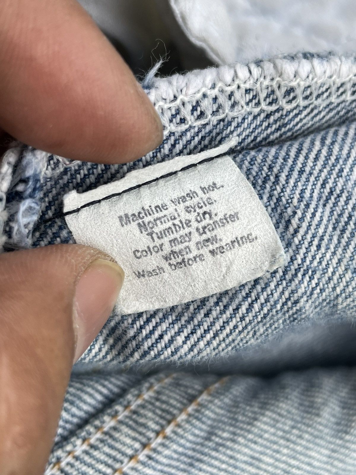 Levi's Vintage 1985 Levis 210 e Stone Wash Denim Size US 26 / EU 42 - 14 Thumbnail