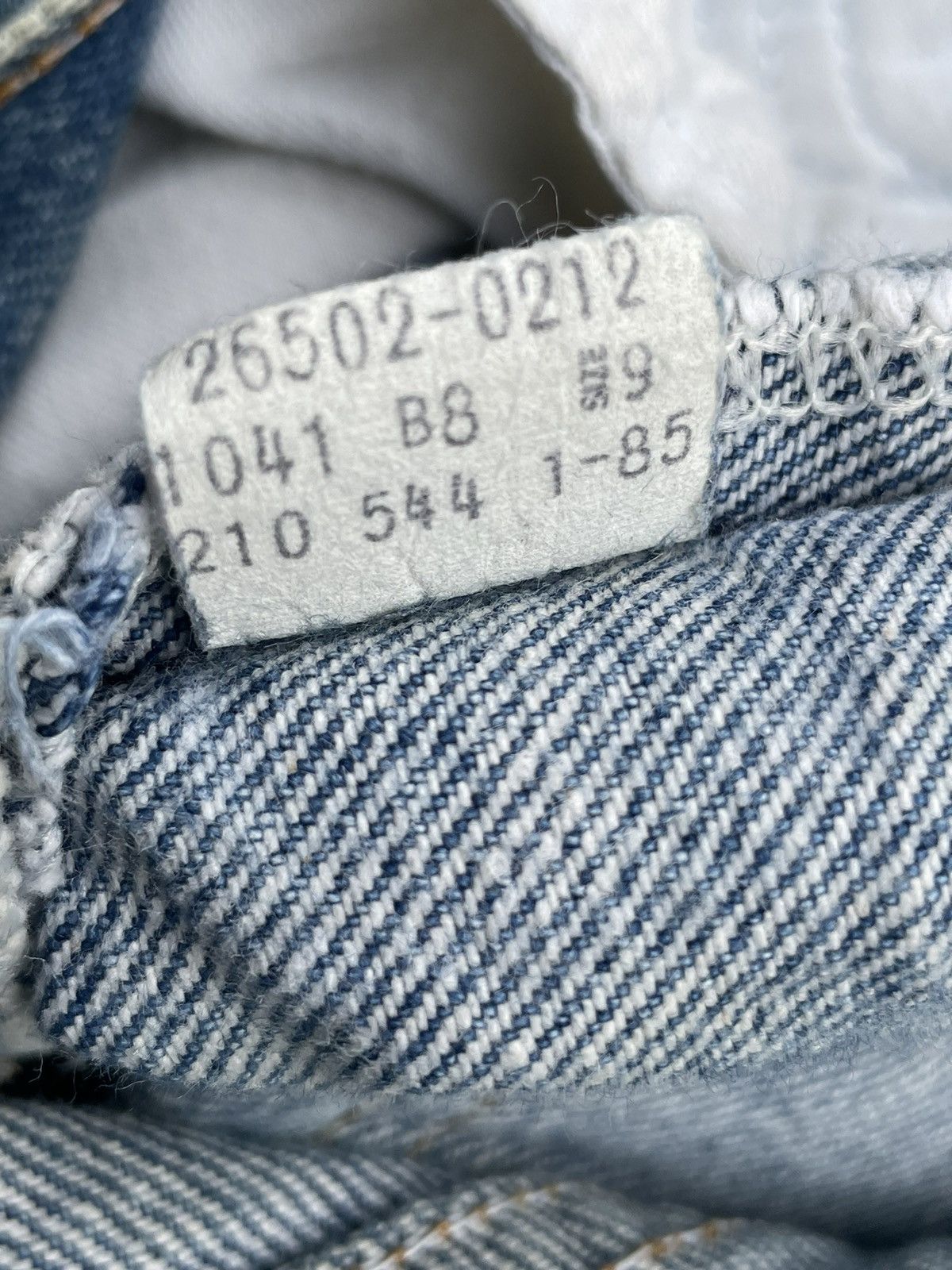 Levi's Vintage 1985 Levis 210 e Stone Wash Denim Size US 26 / EU 42 - 13 Thumbnail