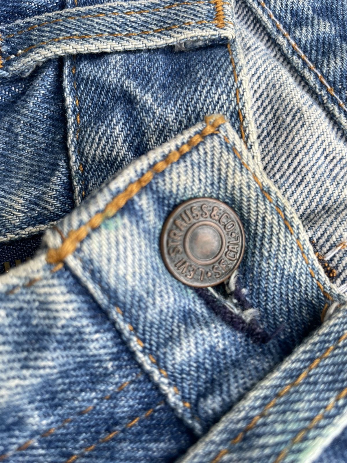 Levi's Vintage 1985 Levis 210 e Stone Wash Denim Size US 26 / EU 42 - 17 Thumbnail