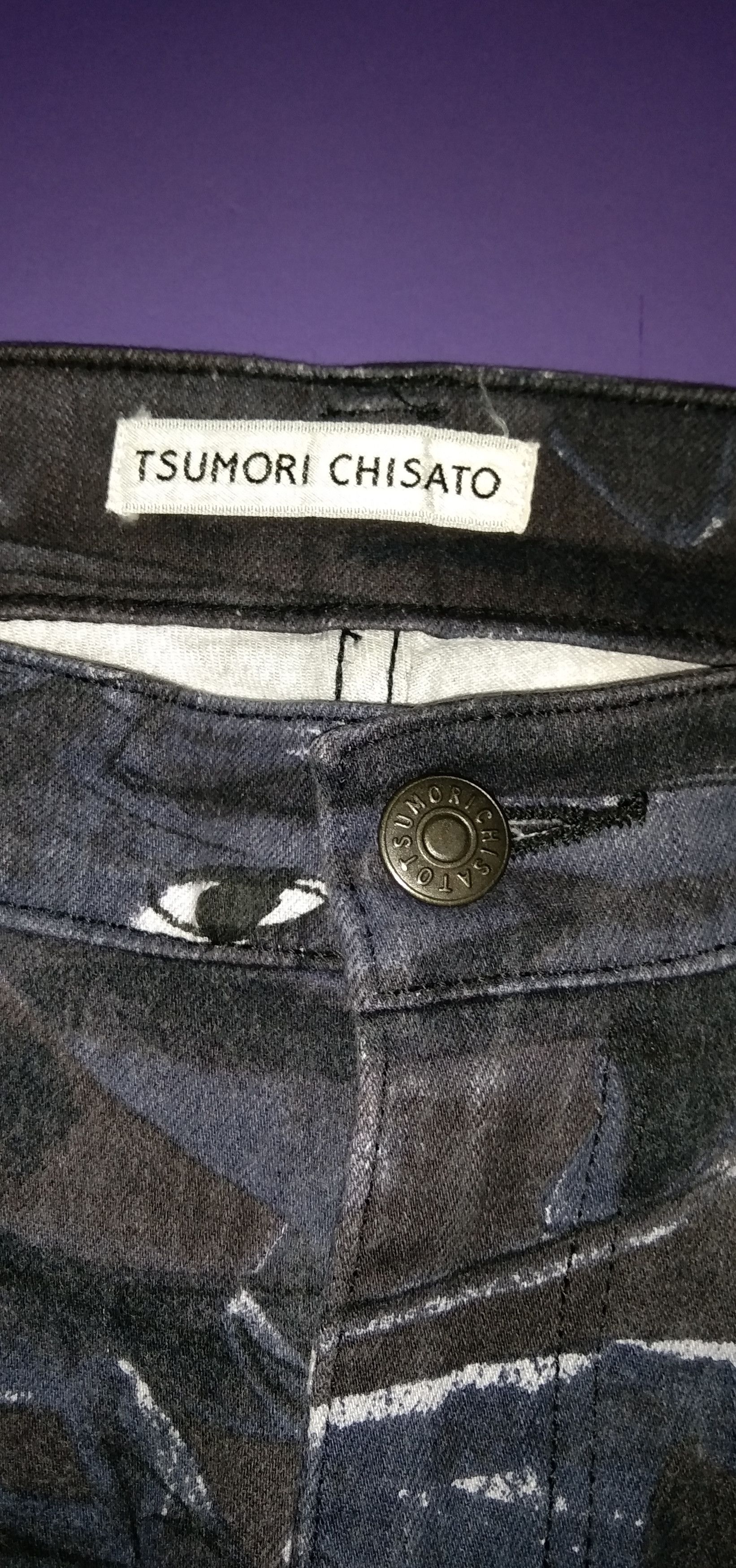 Issey Miyake Vintage Tsumori Chisato Stretch Denim Size US 30 / EU 46 - 2 Thumbnail