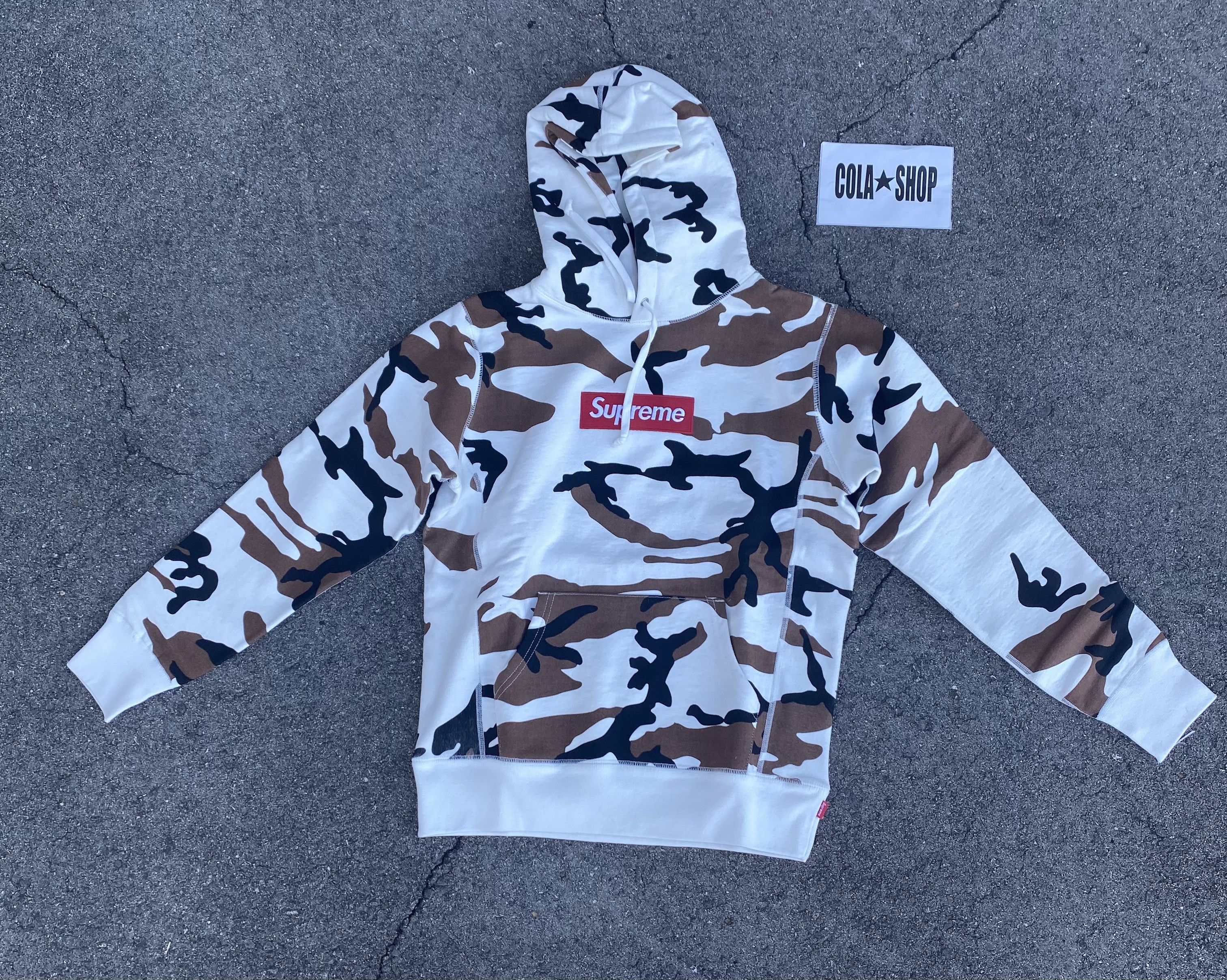 Supreme Cow Camo Bogo Hoodie Sweatshirts Hoodies