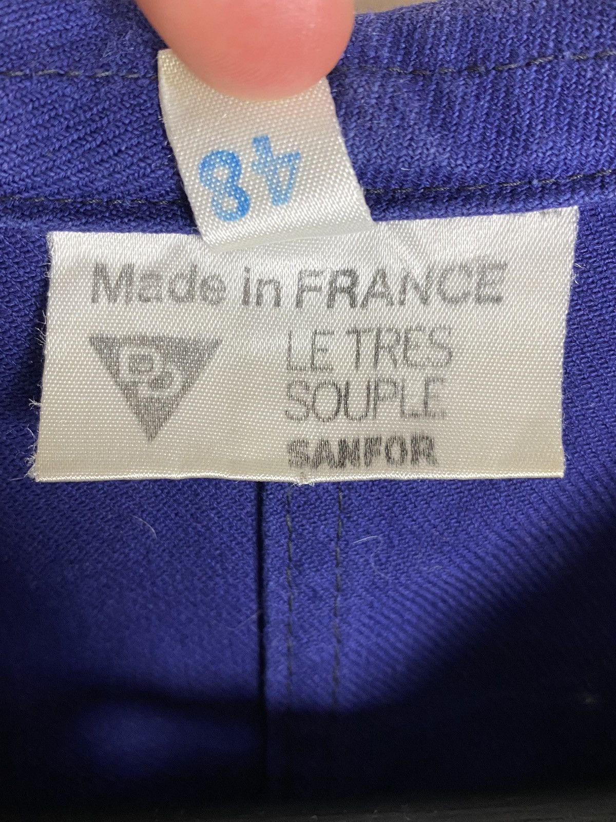 Le Laboureur × Vintage 1970’s Vintage Sanfor Le Tres Souple Cropped Work Jacket Size L / US 10 / IT 46 - 6 Thumbnail