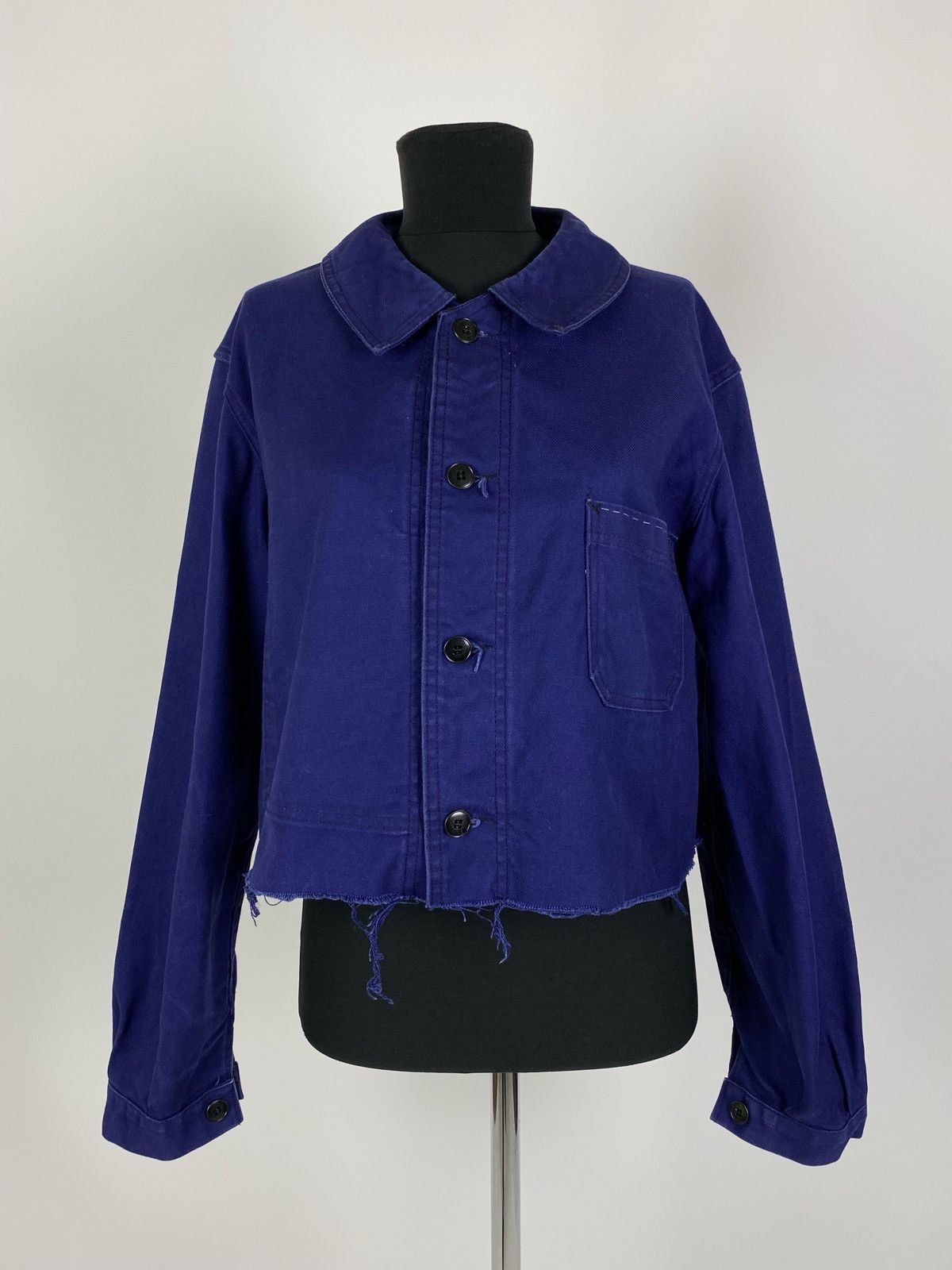 Le Laboureur × Vintage 1970’s Vintage Sanfor Le Tres Souple Cropped Work Jacket Size L / US 10 / IT 46 - 3 Thumbnail