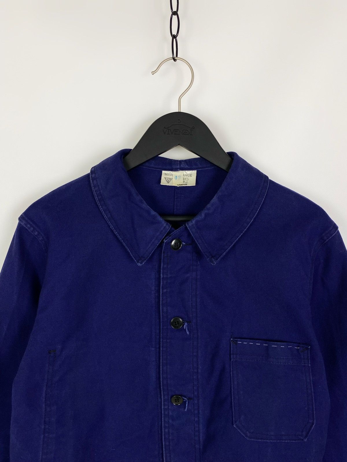 Le Laboureur × Vintage 1970’s Vintage Sanfor Le Tres Souple Cropped Work Jacket Size L / US 10 / IT 46 - 4 Thumbnail