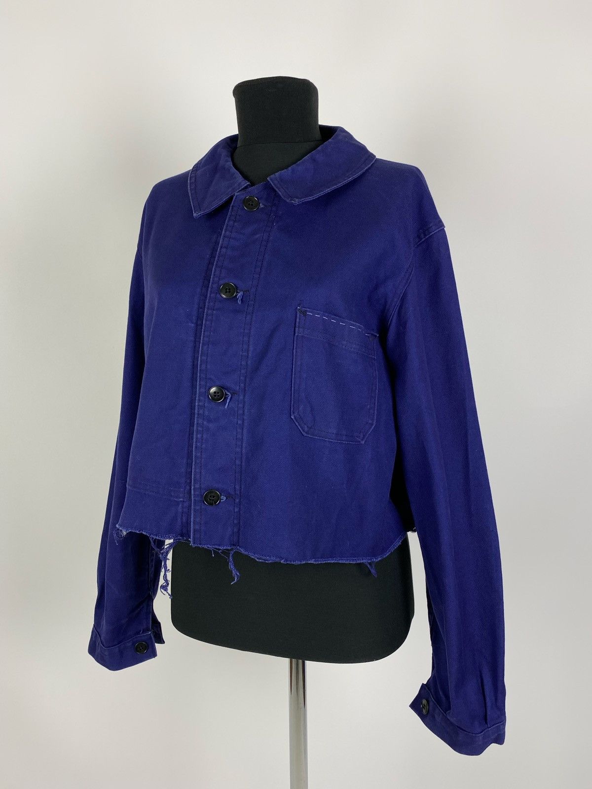 Le Laboureur × Vintage 1970’s Vintage Sanfor Le Tres Souple Cropped Work Jacket Size L / US 10 / IT 46 - 2 Thumbnail