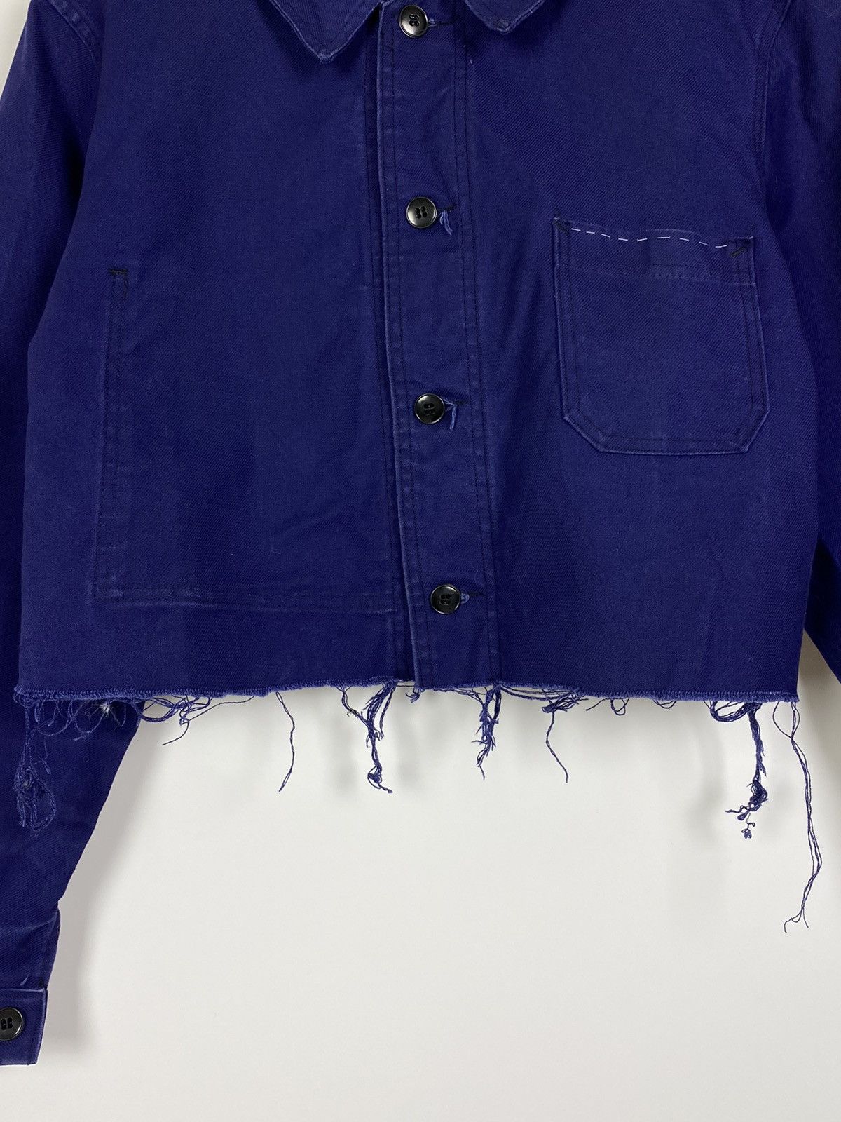 Le Laboureur × Vintage 1970’s Vintage Sanfor Le Tres Souple Cropped Work Jacket Size L / US 10 / IT 46 - 8 Thumbnail
