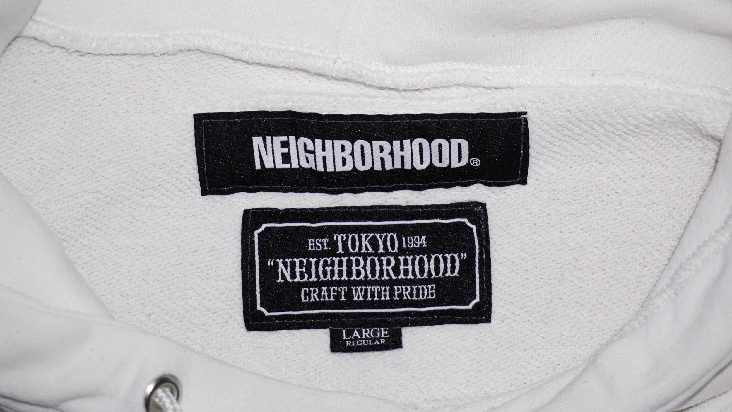 Neighborhood Neighborhood No Mercy White Sweatshirt Hoodie Size US L / EU 52-54 / 3 - 6 Thumbnail