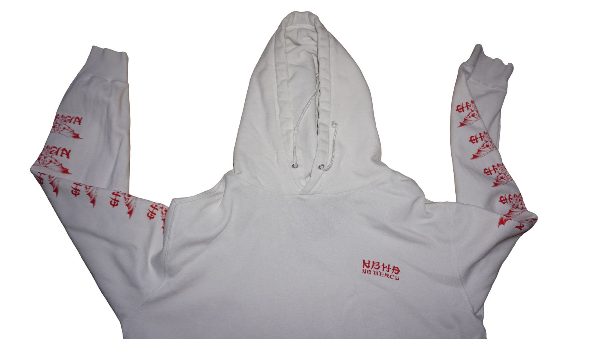 Neighborhood Neighborhood No Mercy White Sweatshirt Hoodie Size US L / EU 52-54 / 3 - 3 Thumbnail
